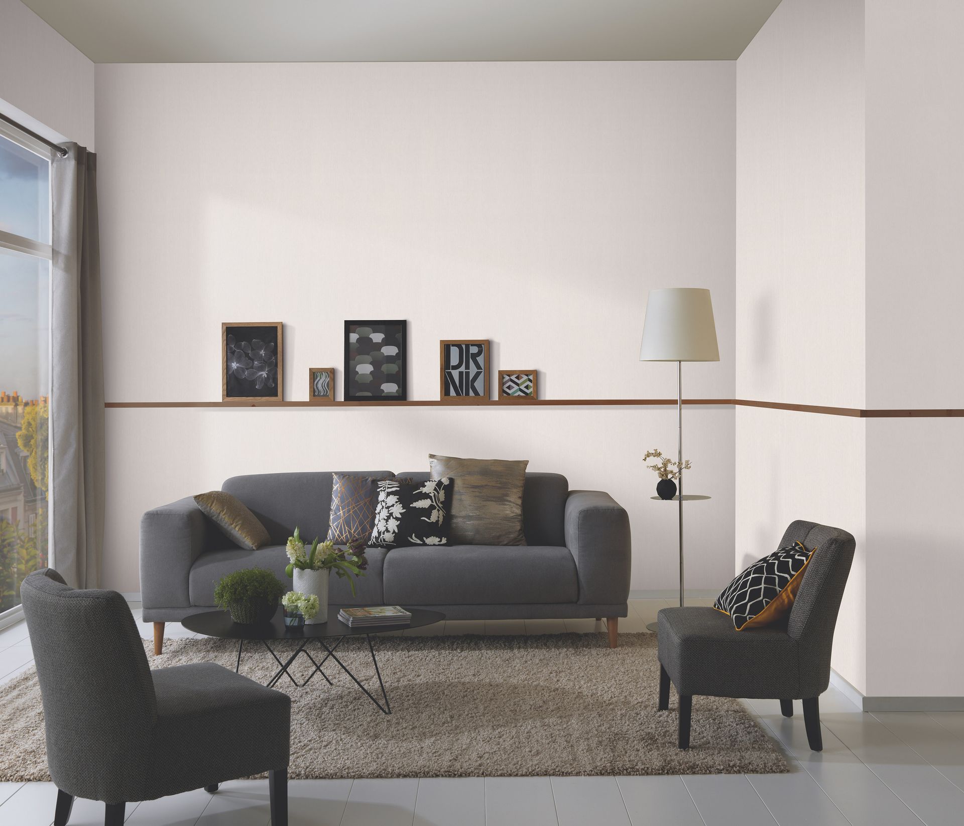 Unistapete Leinenstruktur beige Erismann 1028138 Unistapete Leinenstruktur beige Erismann 1028138