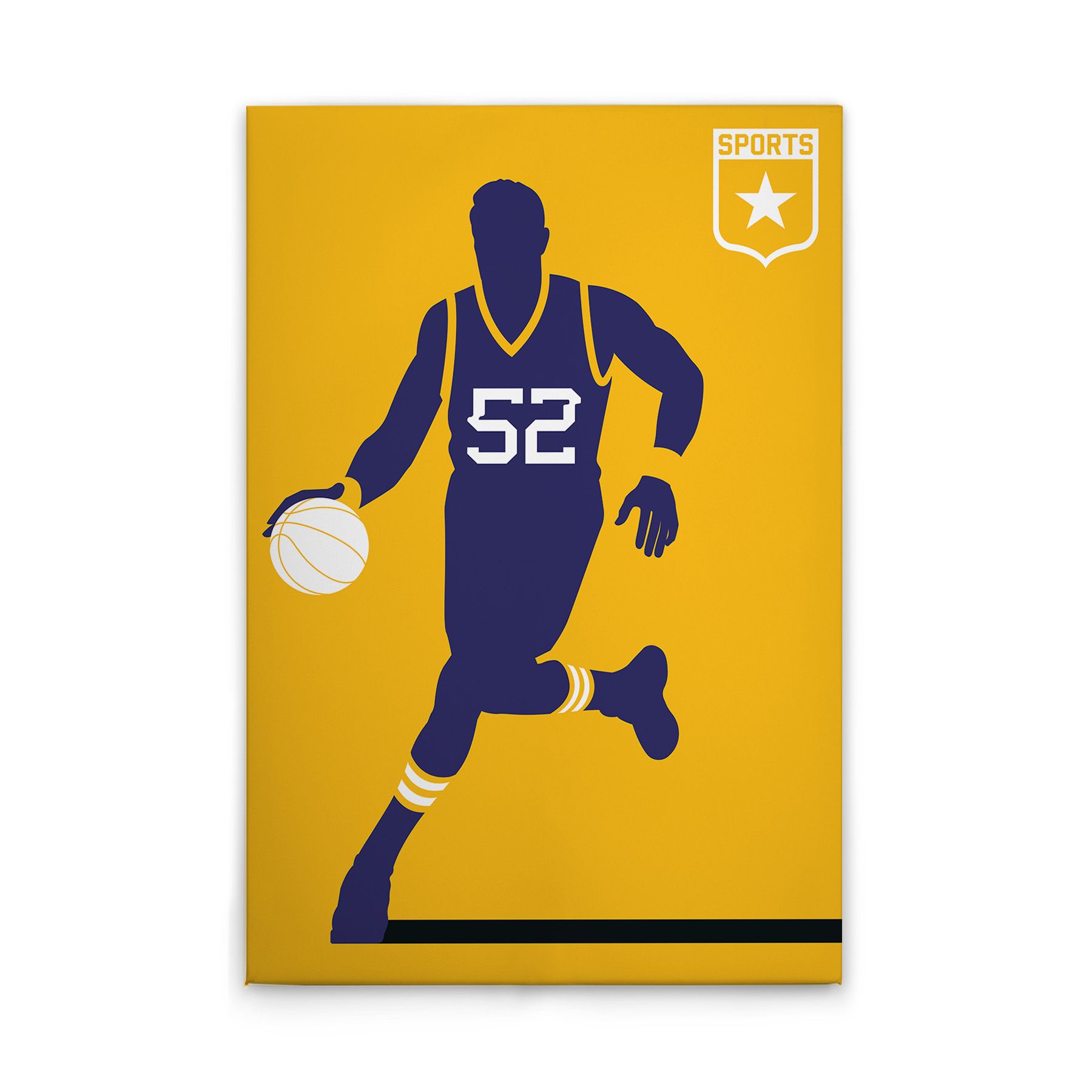 Leinwand Basketball 80 x 120 cm
