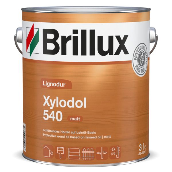 Brillux Lignodur Xylodol 540 farblos 3 l