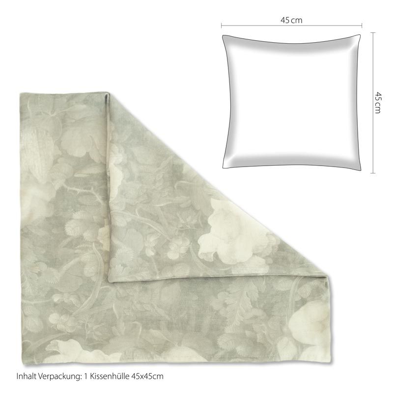 Kissenhülle IW529803 Grau Amsterdam 45x45cm Kissenhülle IW529803 Grau Amsterdam 45x45cm