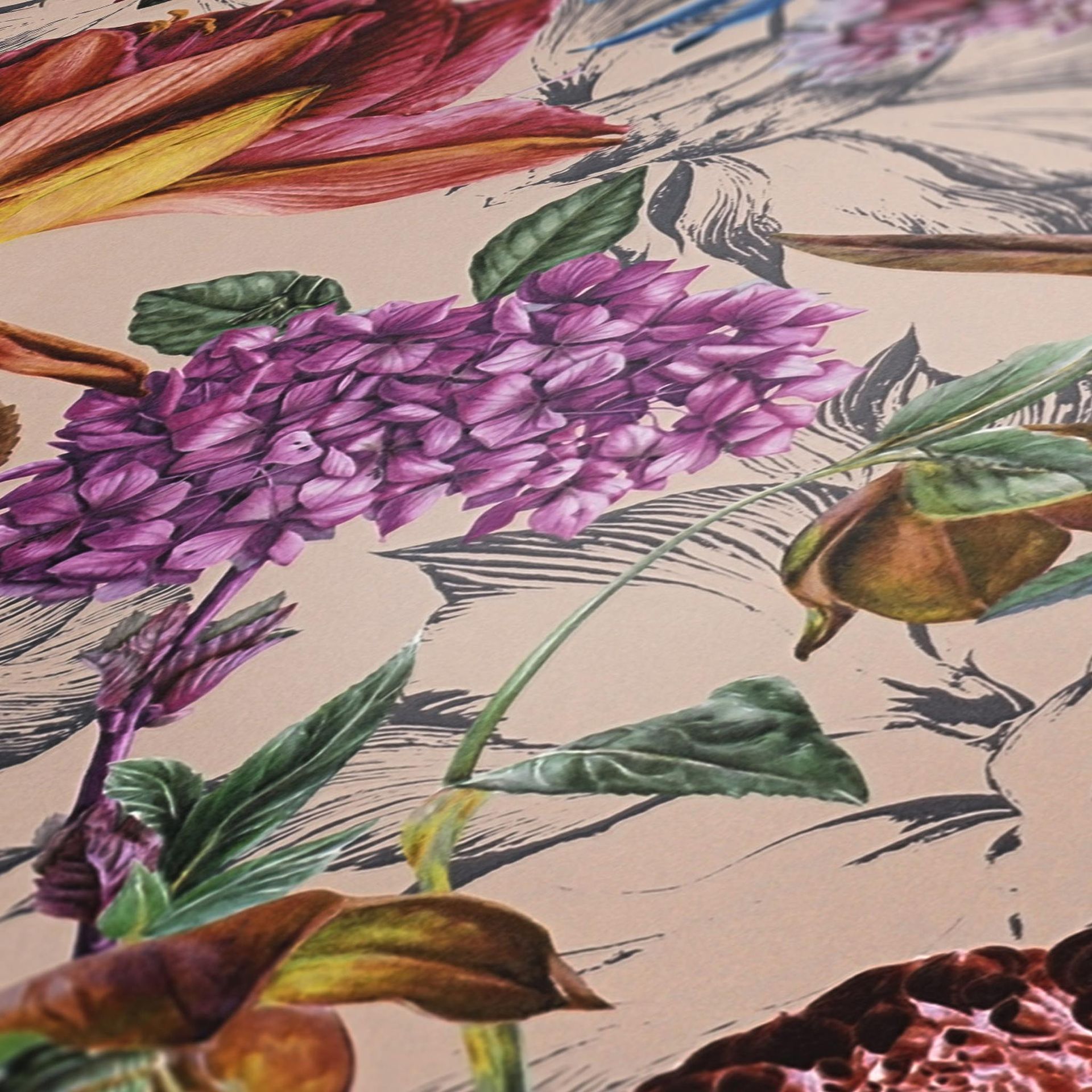 A.S. Création Dream Flowery, Florale Tapete, bunt, beige 381755 A.S. Création Dream Flowery, Florale Tapete, bunt, beige 381755