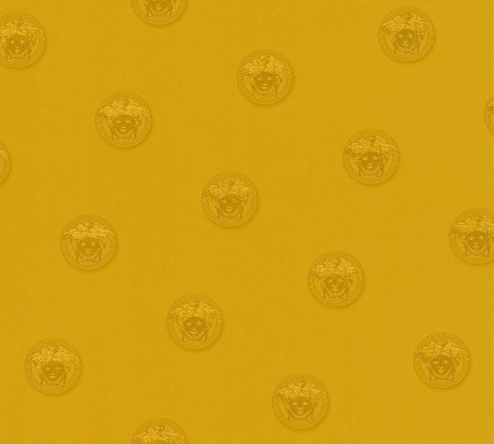 Versace wallpaper Versace 3, Design Tapete, gold, gelb 348624