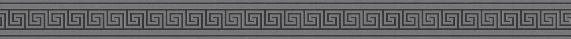 A.S. Création Only Borders 10, Geometrische Tapete, schwarz, grau 895943