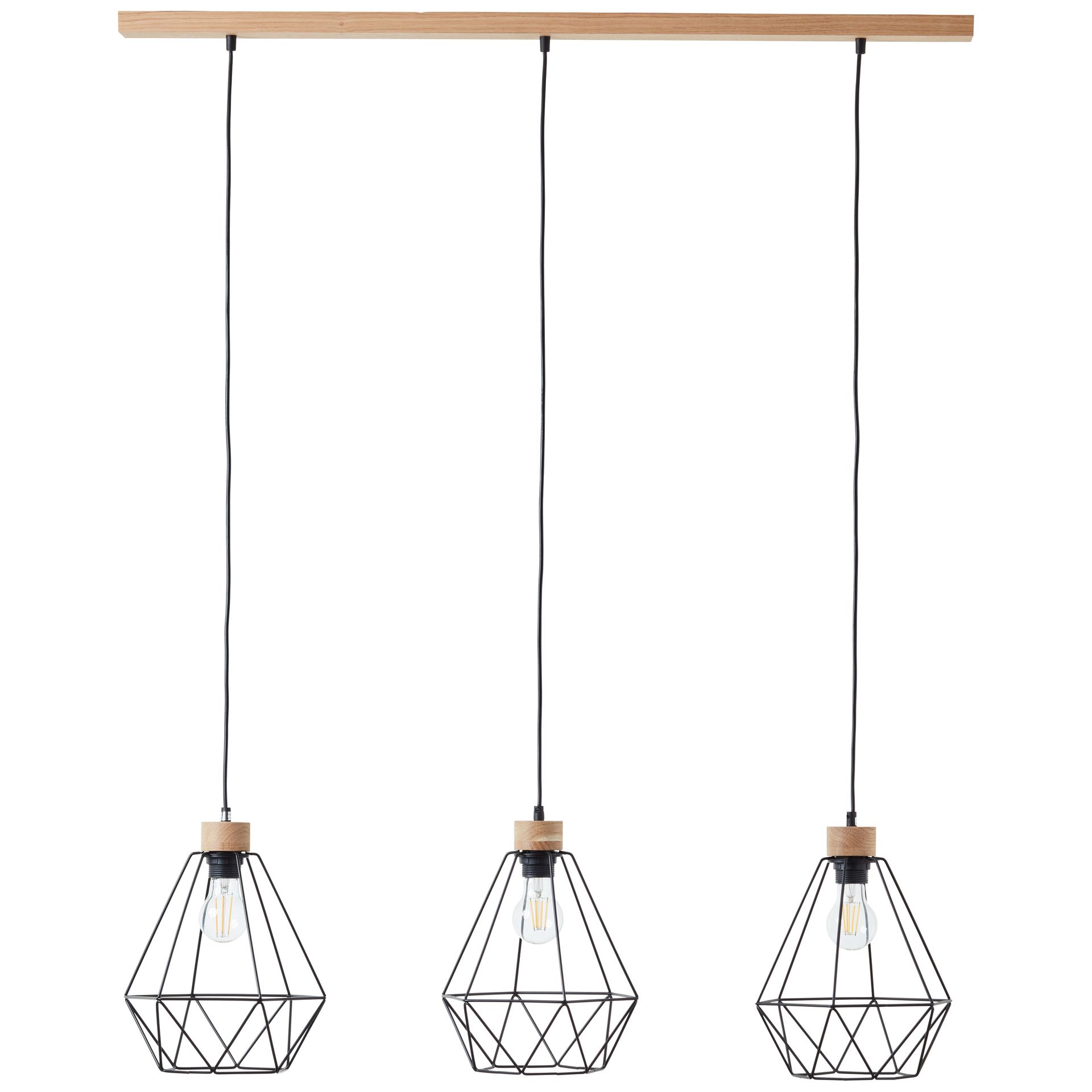 Pendelleuchte aus Holz - Fine - Braun