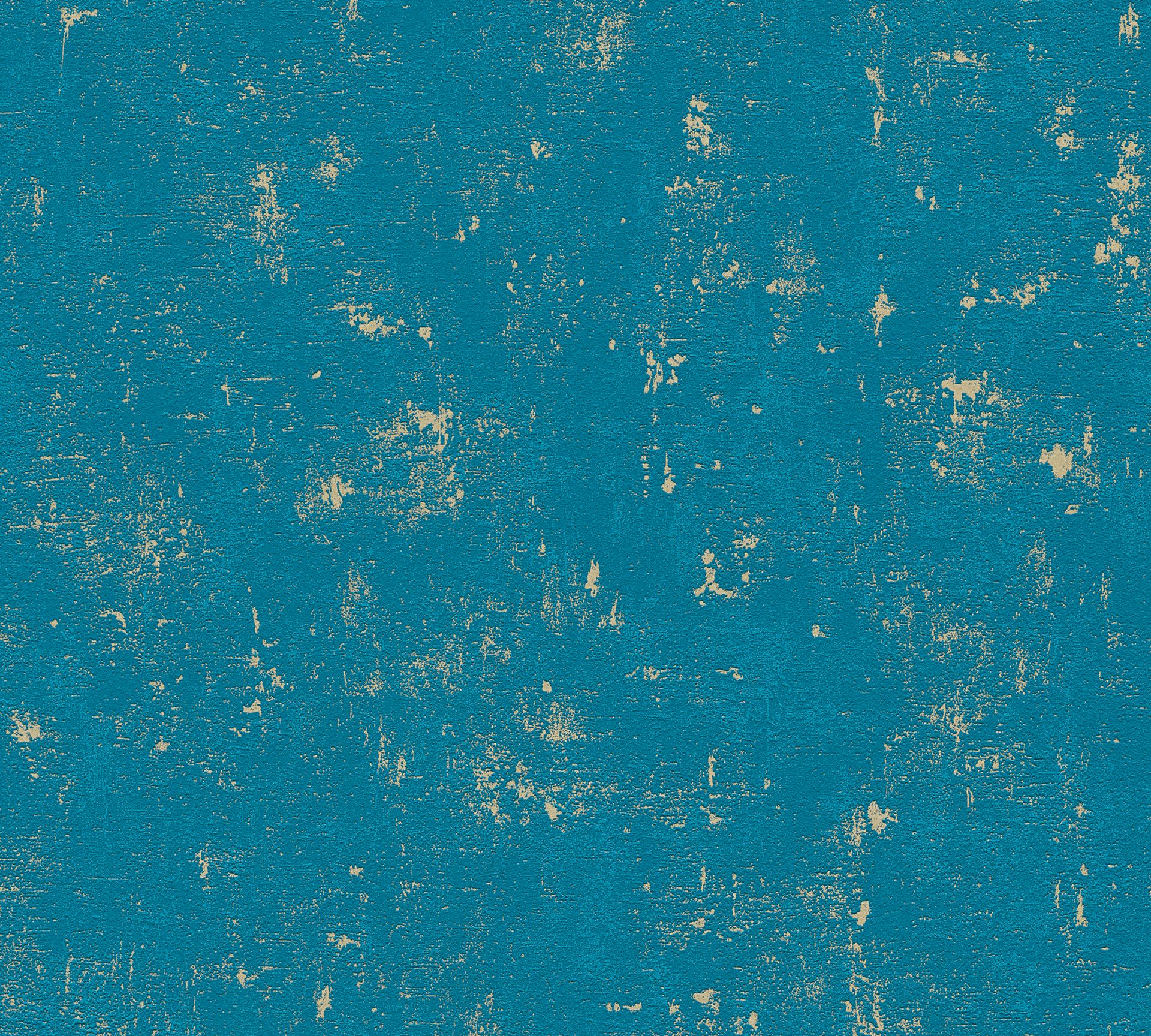 A.S. Création Blooming, Vintagetapete, blau, gold 230768