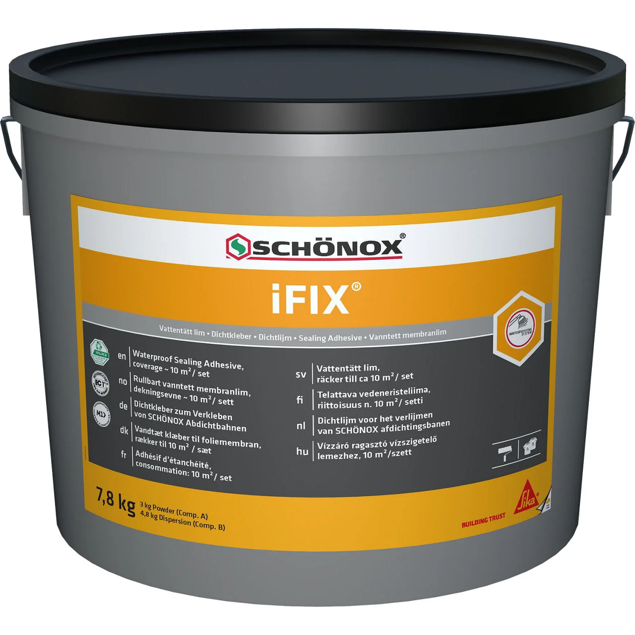 SCHÖNOX® iFIX 2-komponentiger, rollfähiger Dichtkleber