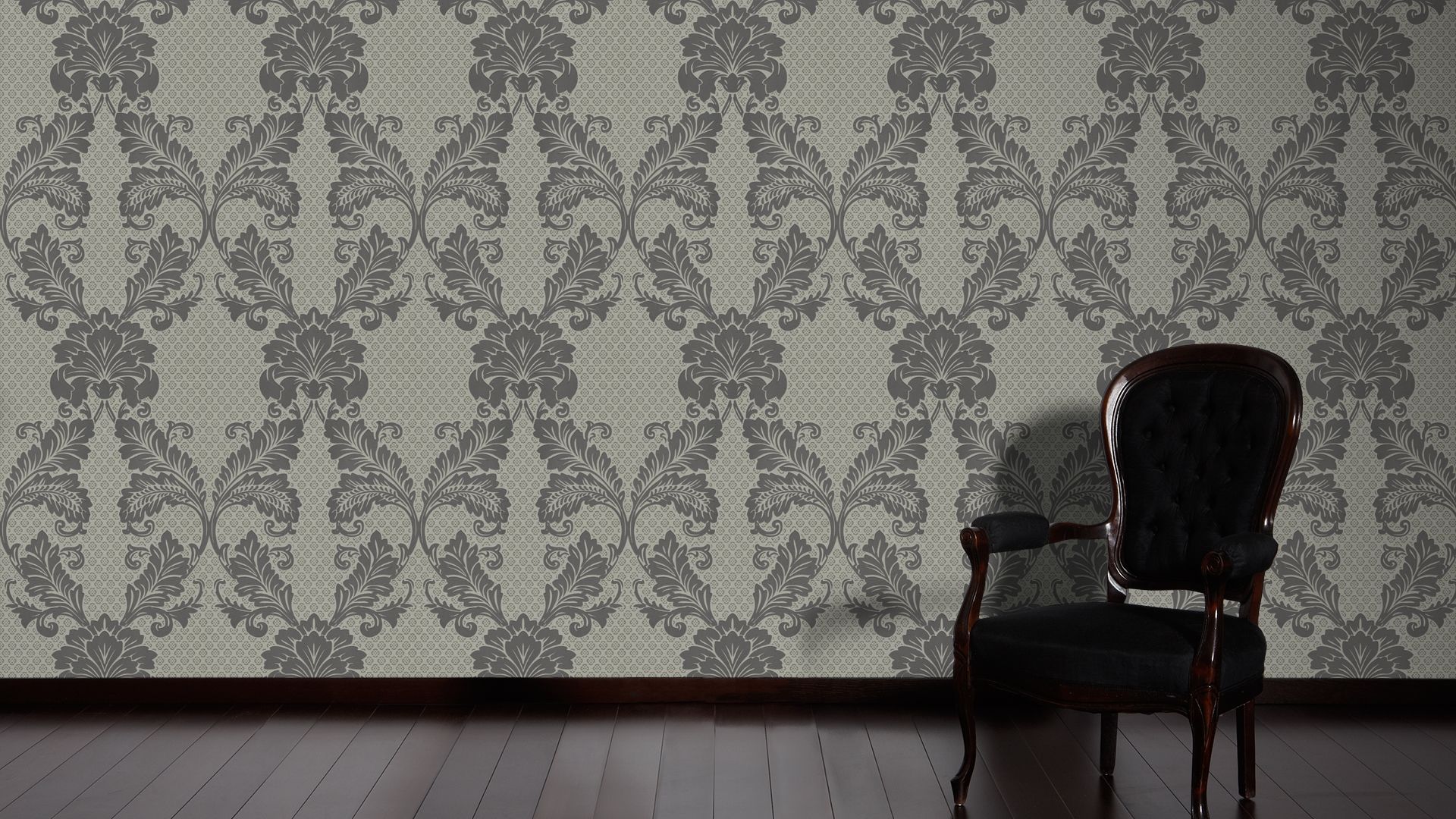 Architects Paper Luxury Wallpaper, Barock Tapete, grau, bronze 305444