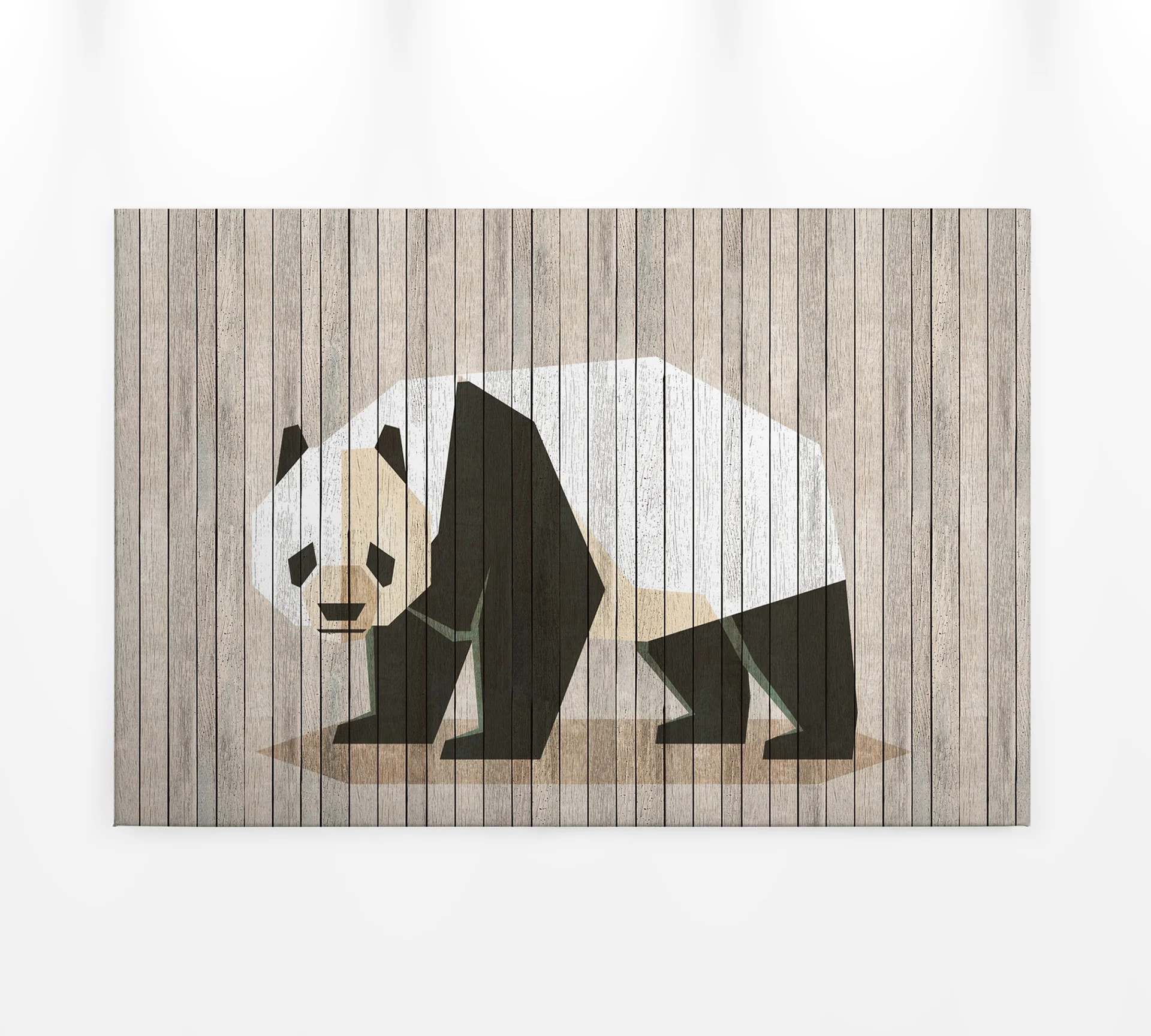 Leinwandbild Panda, weiß, 90x60 cm DD120427