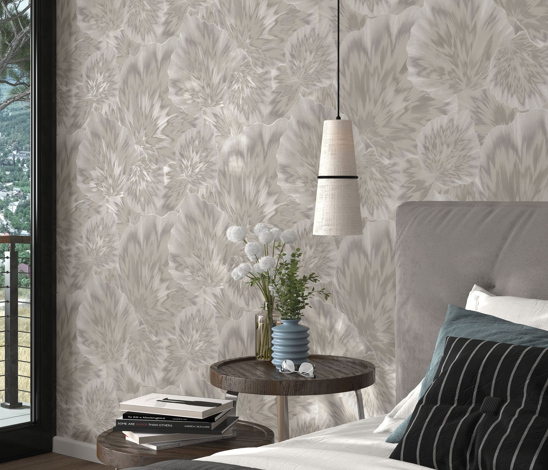 Vliestapete Blütenmotiv beige Erismann 1040237 Vliestapete Blütenmotiv beige Erismann 1040237