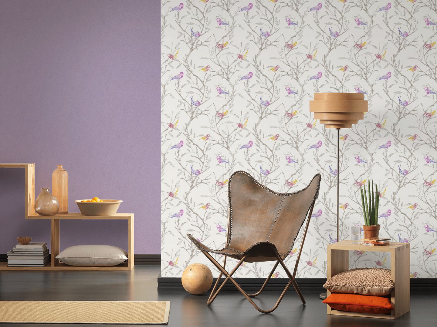 Raumbild 3 Livingwalls Colibri 366232 Weiß Floral