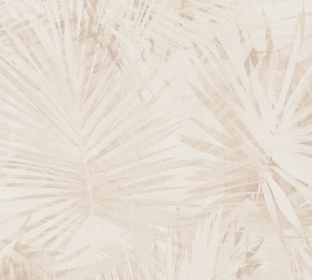 A.S. Création Hygge, Palmentapete, beige, creme 363852 Dekorbild