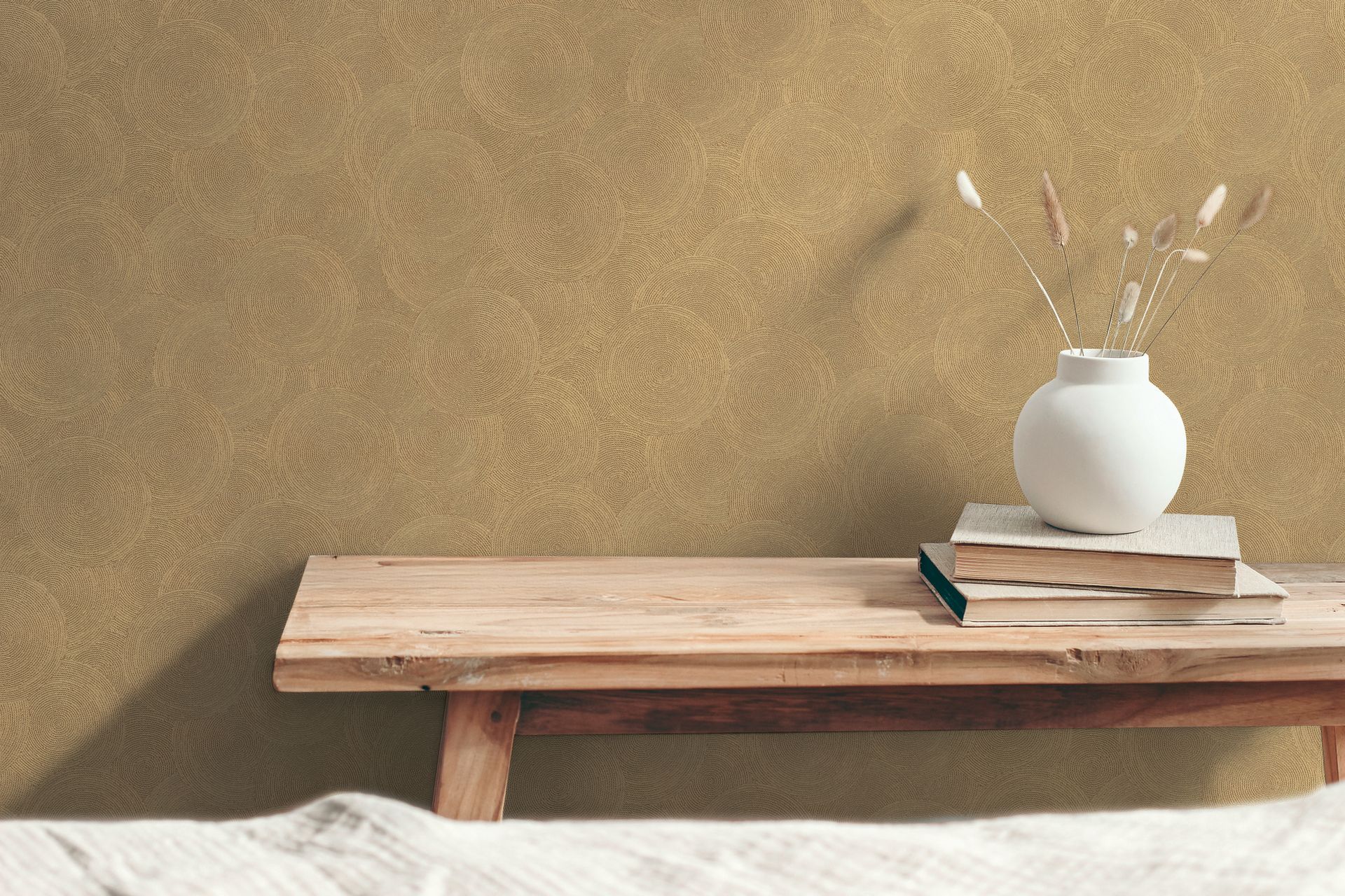 A.S. Création Spiralen braun-gelb 790933