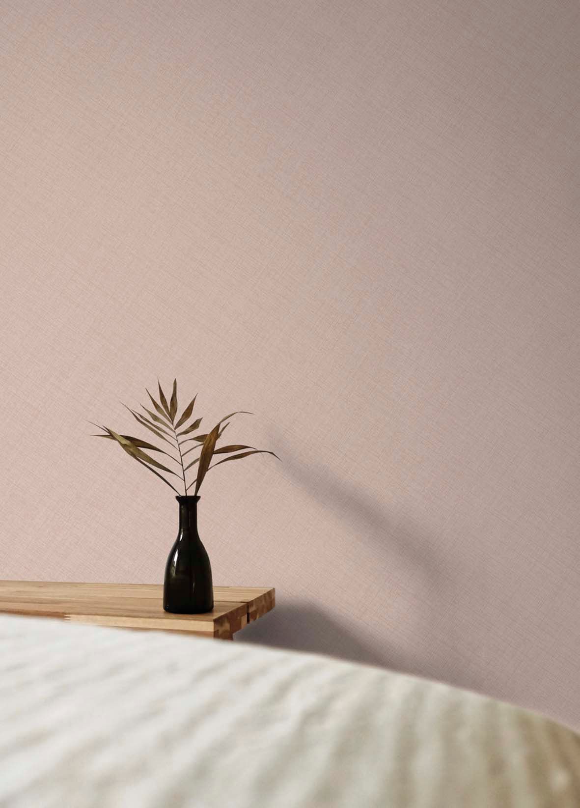 Grandeco Struktur-Tapete rosa MN1005