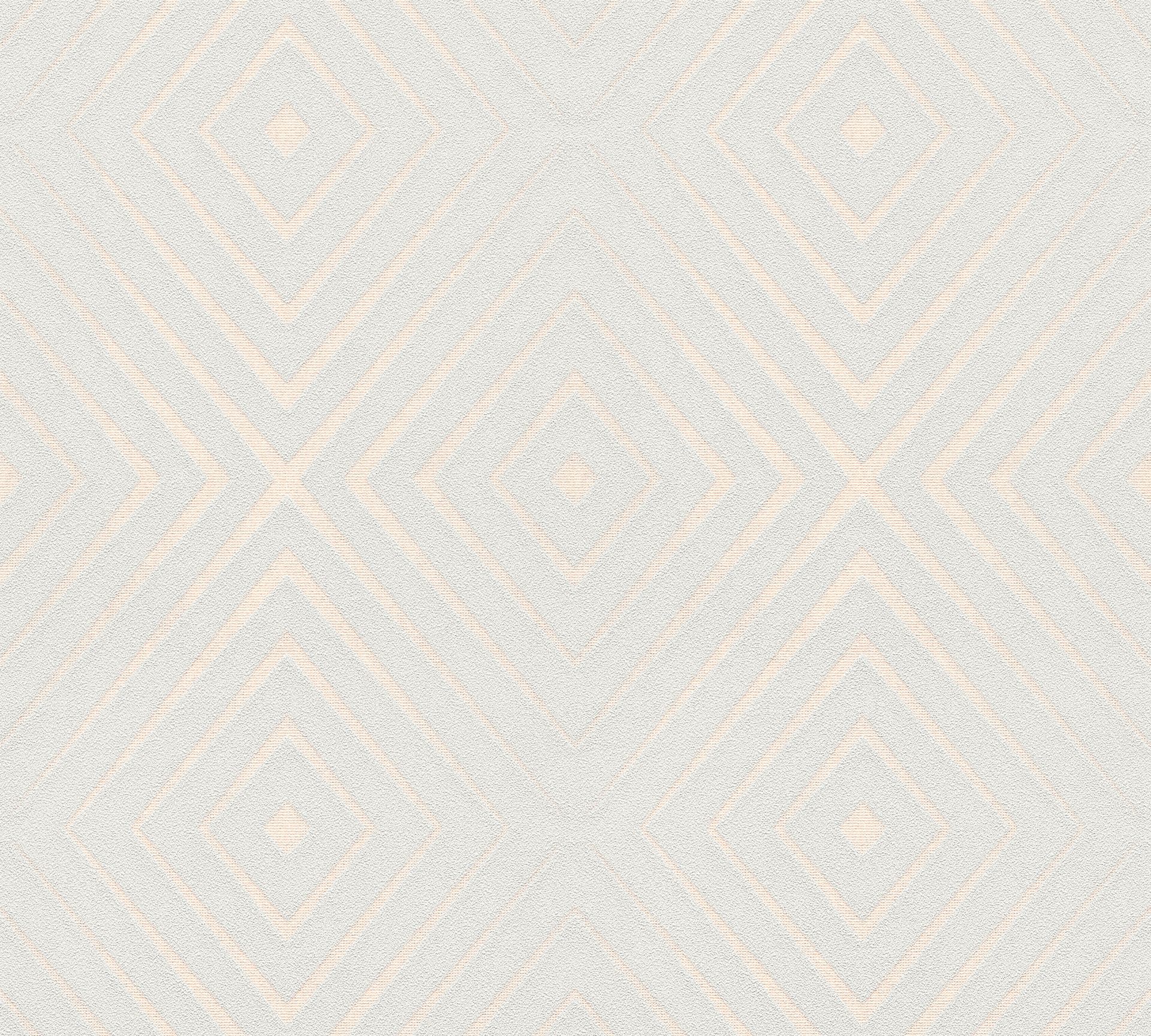 A.S. Création Scandinavian 2, Geometrische Tapete, grau, creme 367854 Dekorbild