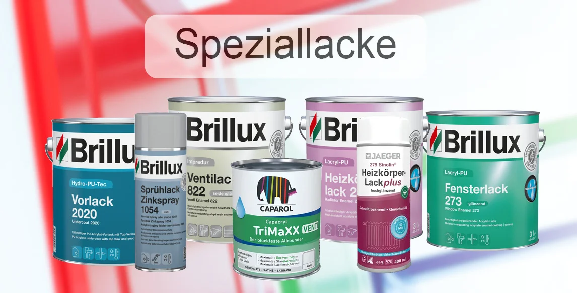 Speziallacke bei Wohntrends-Shop