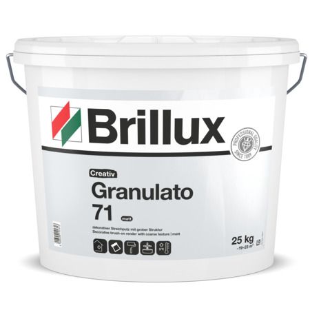 Brillux Creativ Granulato 71 quarzgefüllte weiße Dispersionsfarbe