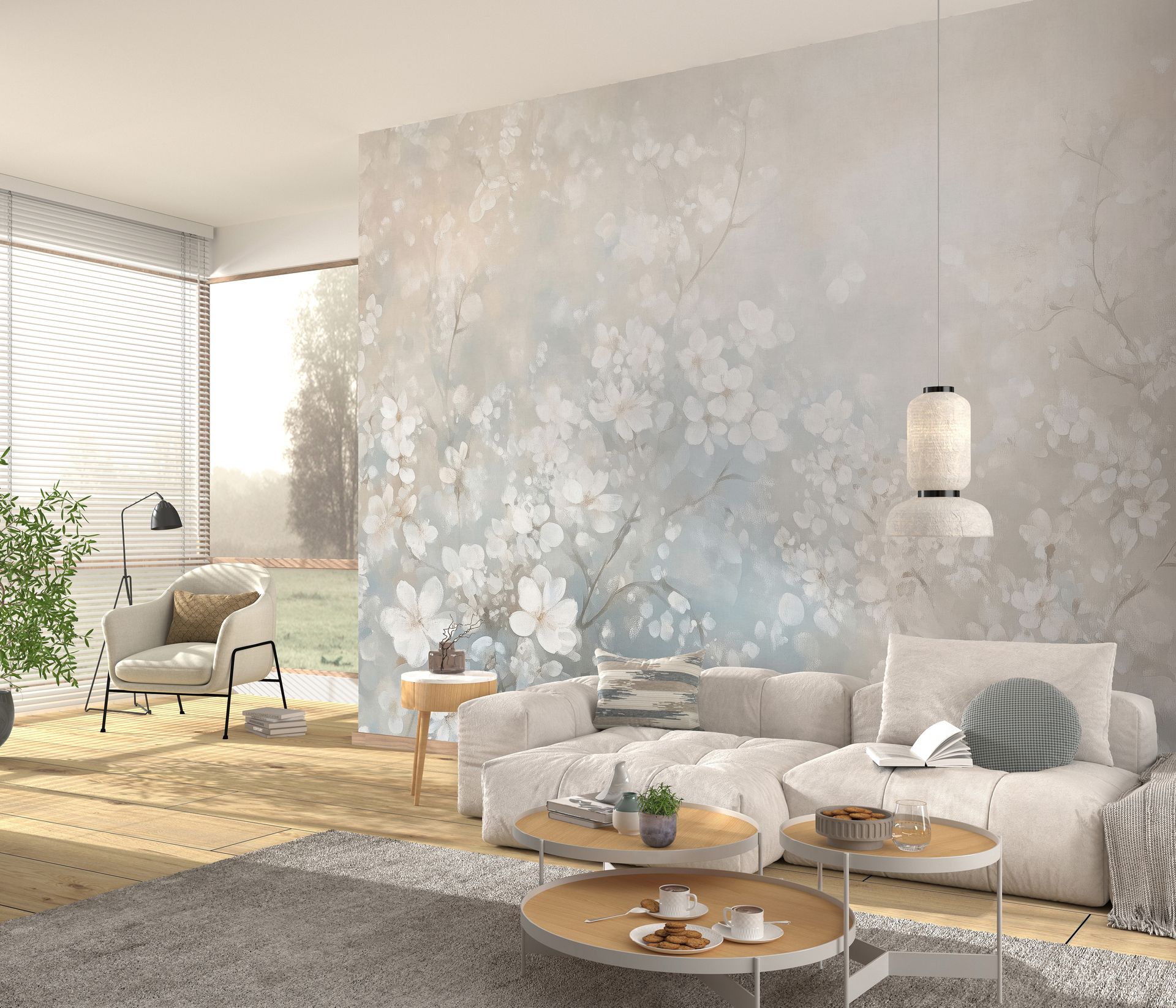 Vliestapete Aquarelloptik beige Erismann 220750701