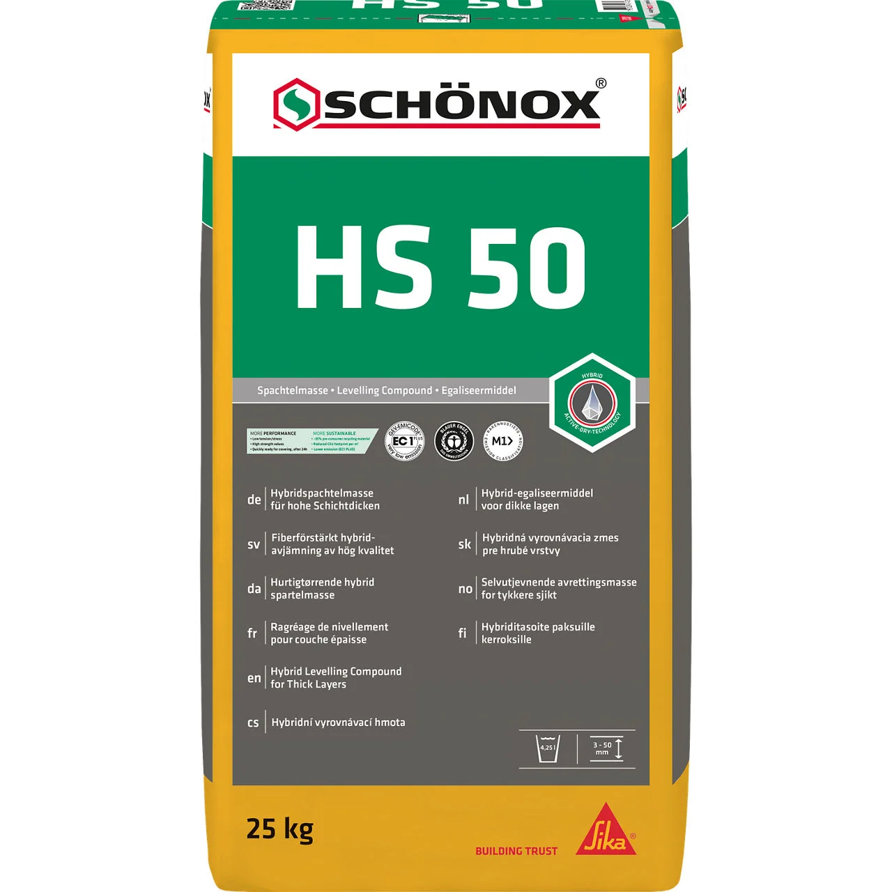 SCHÖNOX® HS 50 Dickschichtspachtelmasse