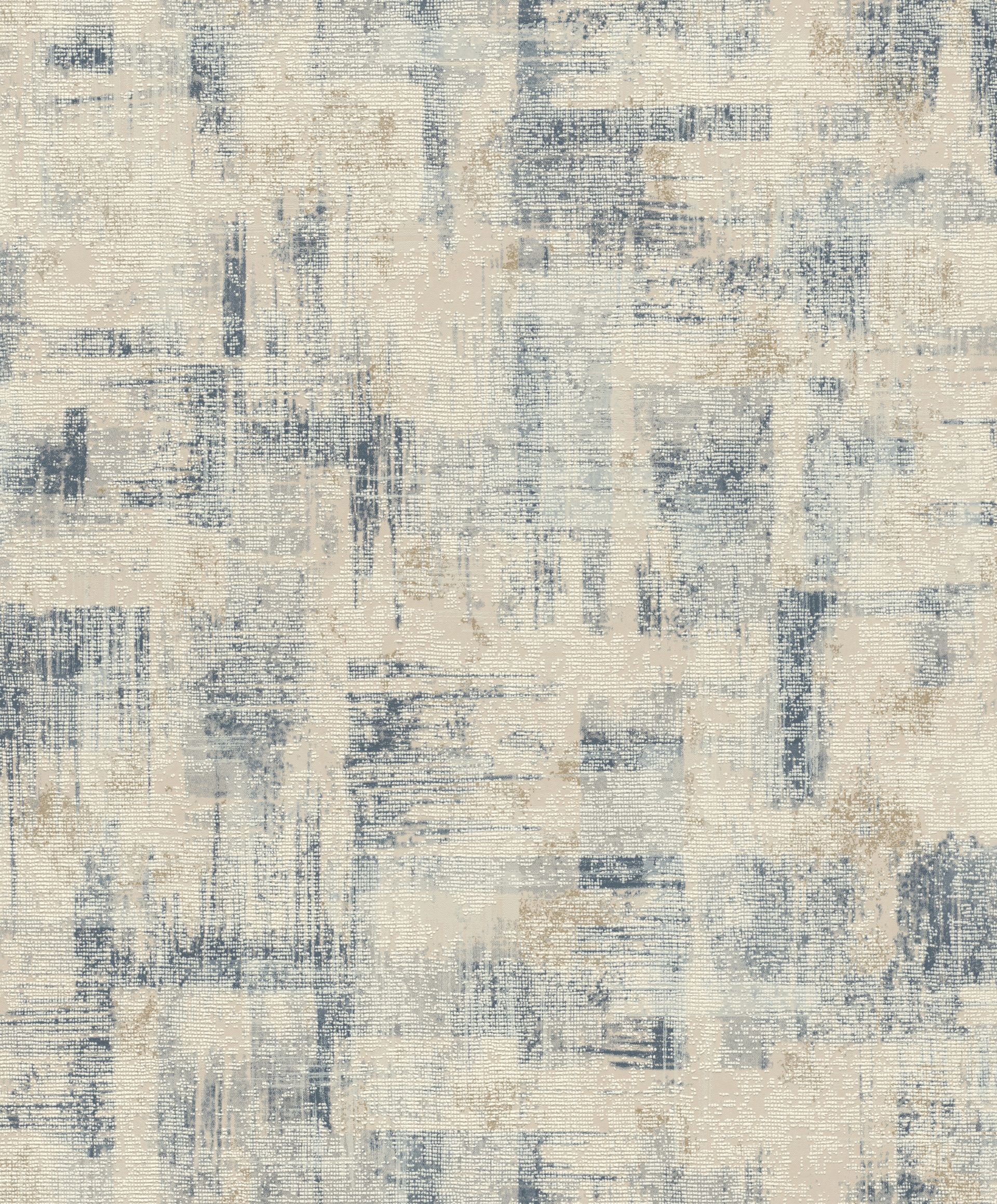Rasch Andy Wand, Unis, blau beige 650457