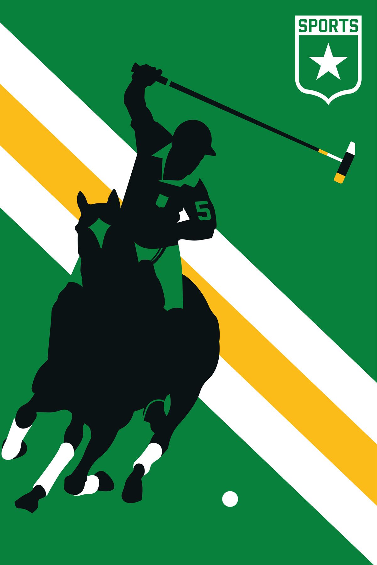 Leinwand HorsePolo 40 x 60 cm