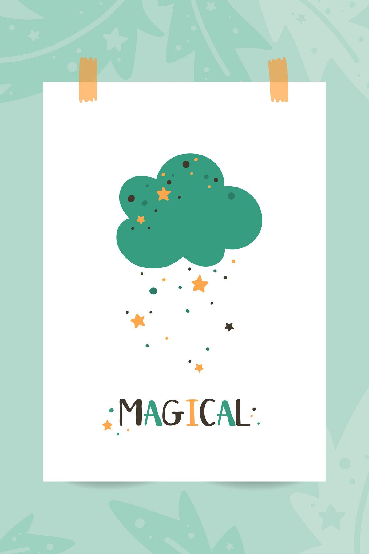 Leinwand Dream Big III 50 x 75 cm