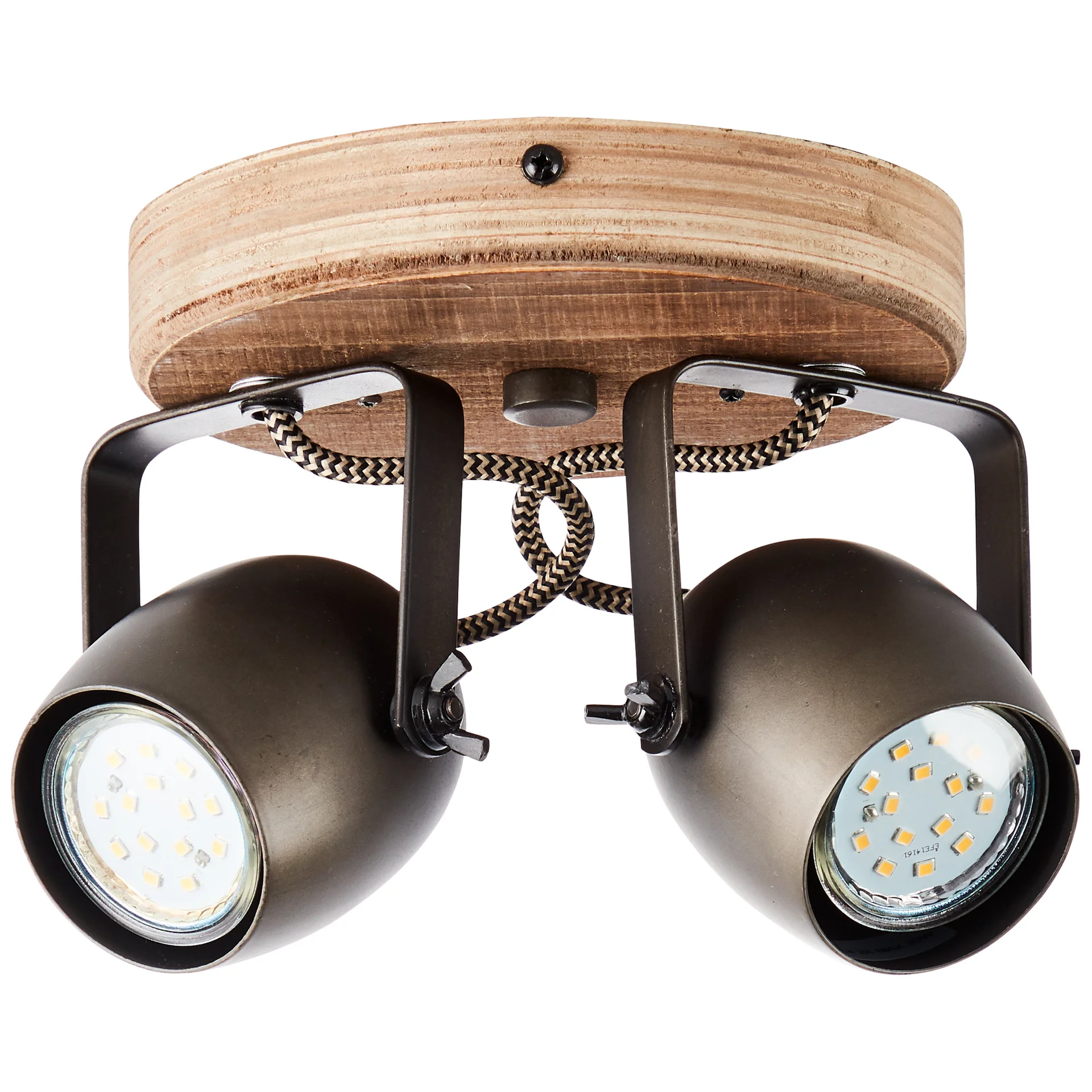 Spotrondell Rio - Holz Schwarz