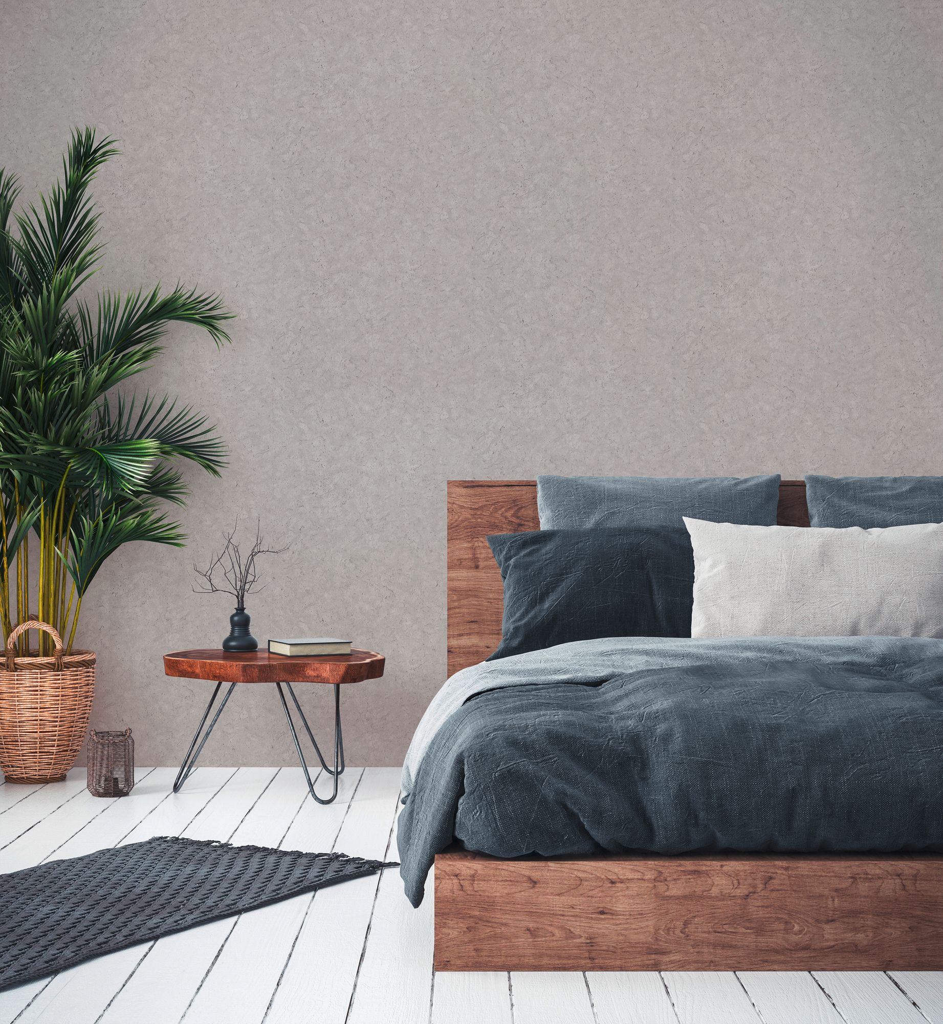Raumbild 18 Livingwalls Metropolitan Stories 2, Unis, grau 378654