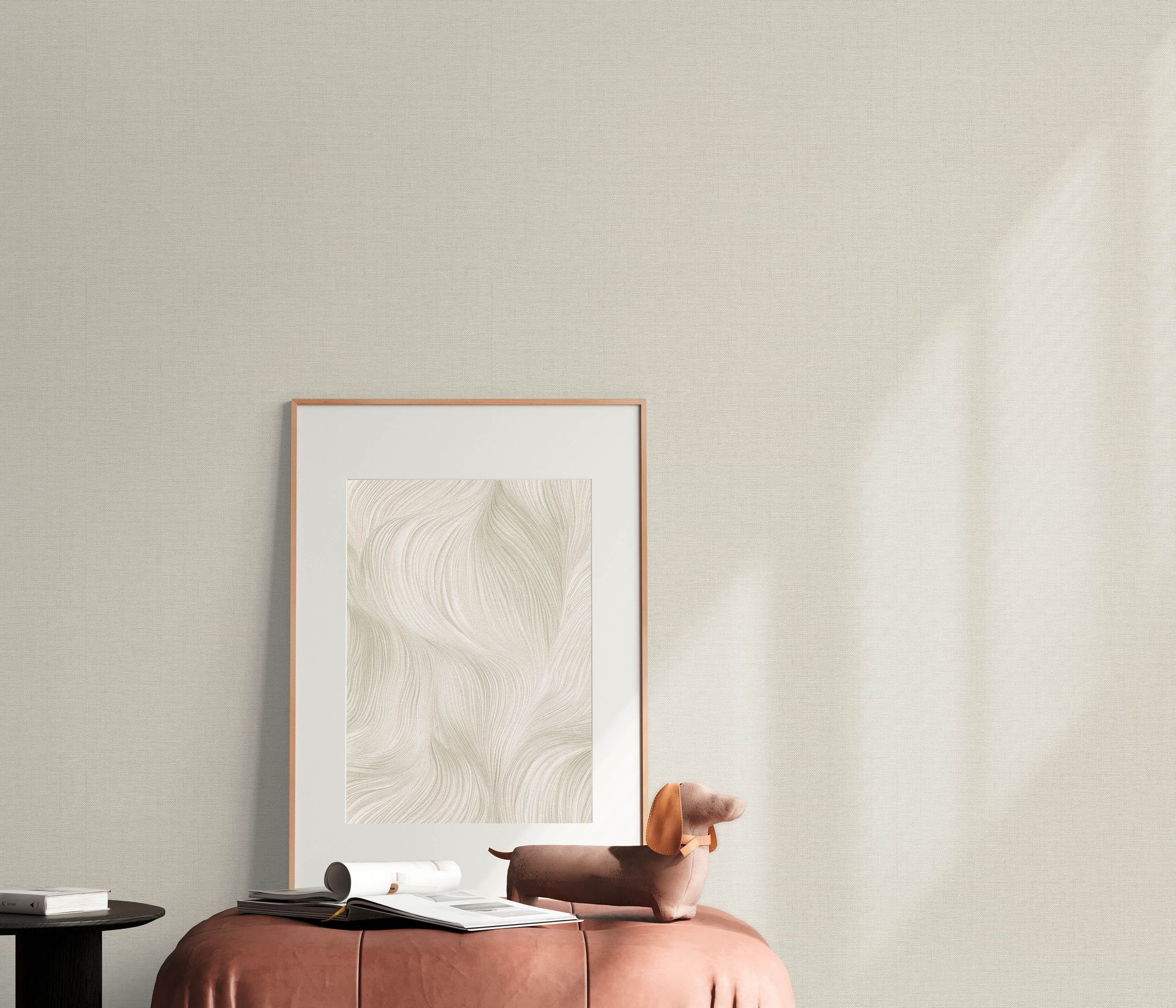 Unistapete Leinenstruktur beige Erismann 1054138