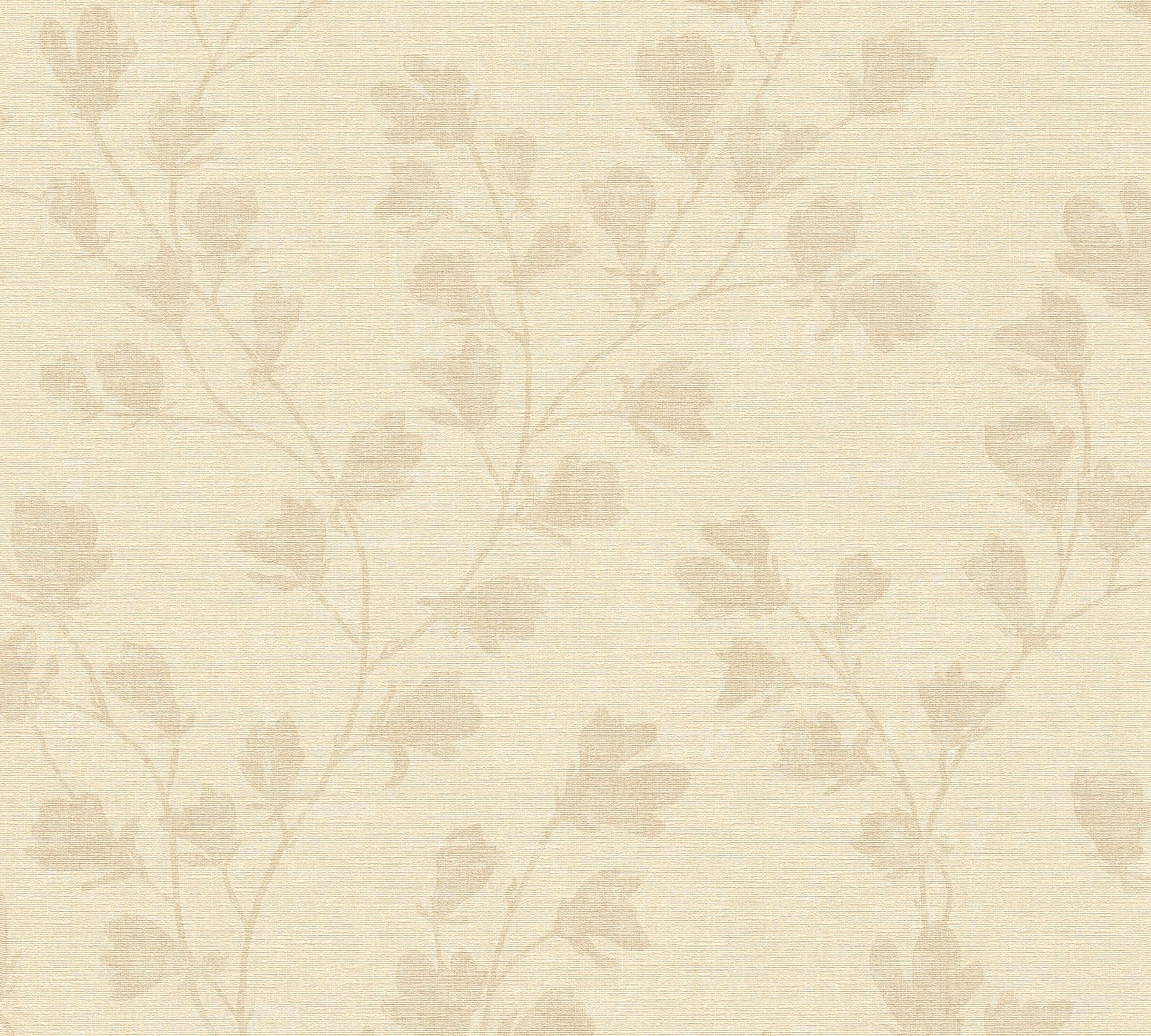 A.S. Création Nara, Florale Tapete, beige, grau 387475