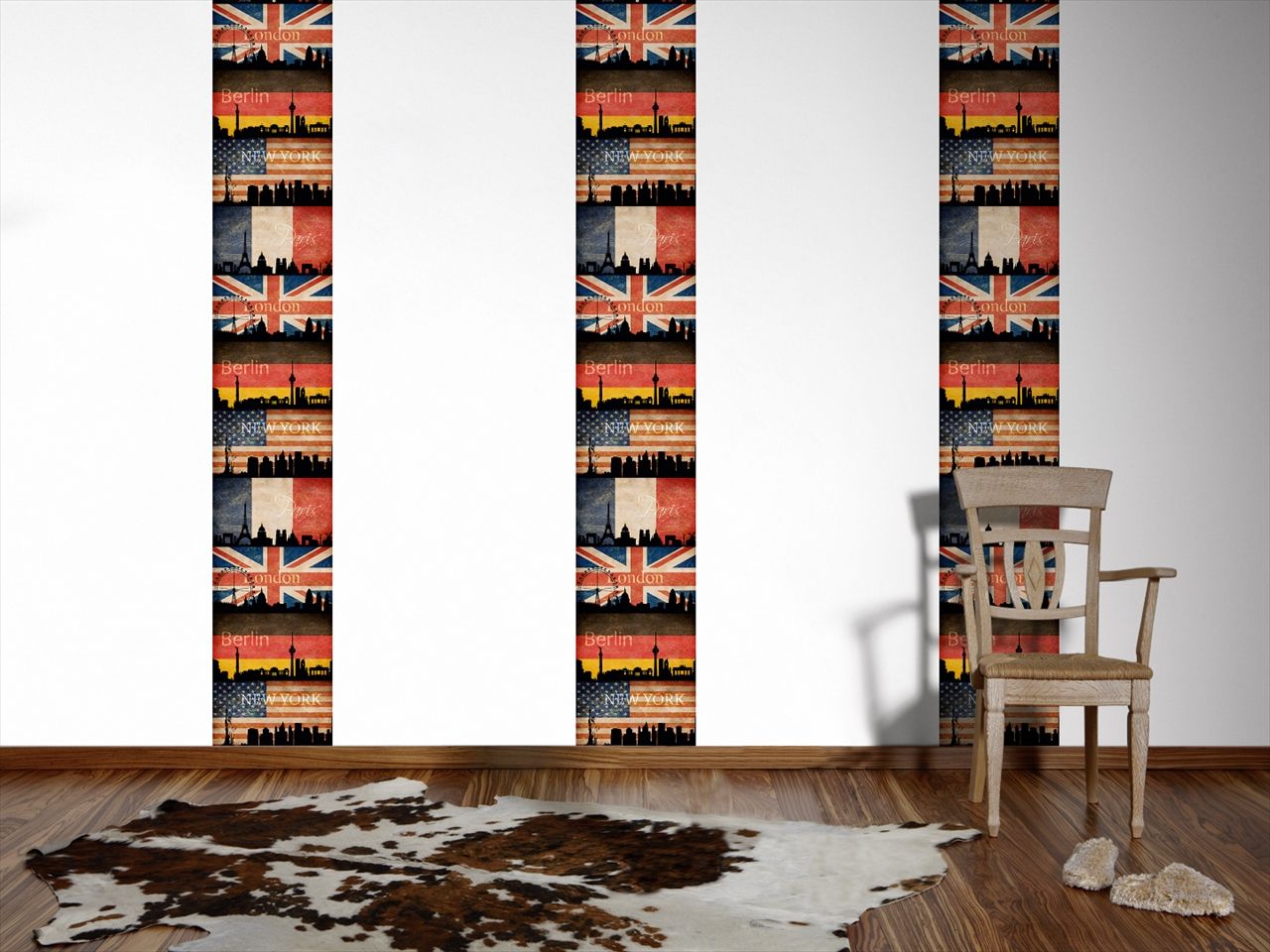 Livingwalls pop.up Panel, Moderne Tapete, rot, schwarz 942491