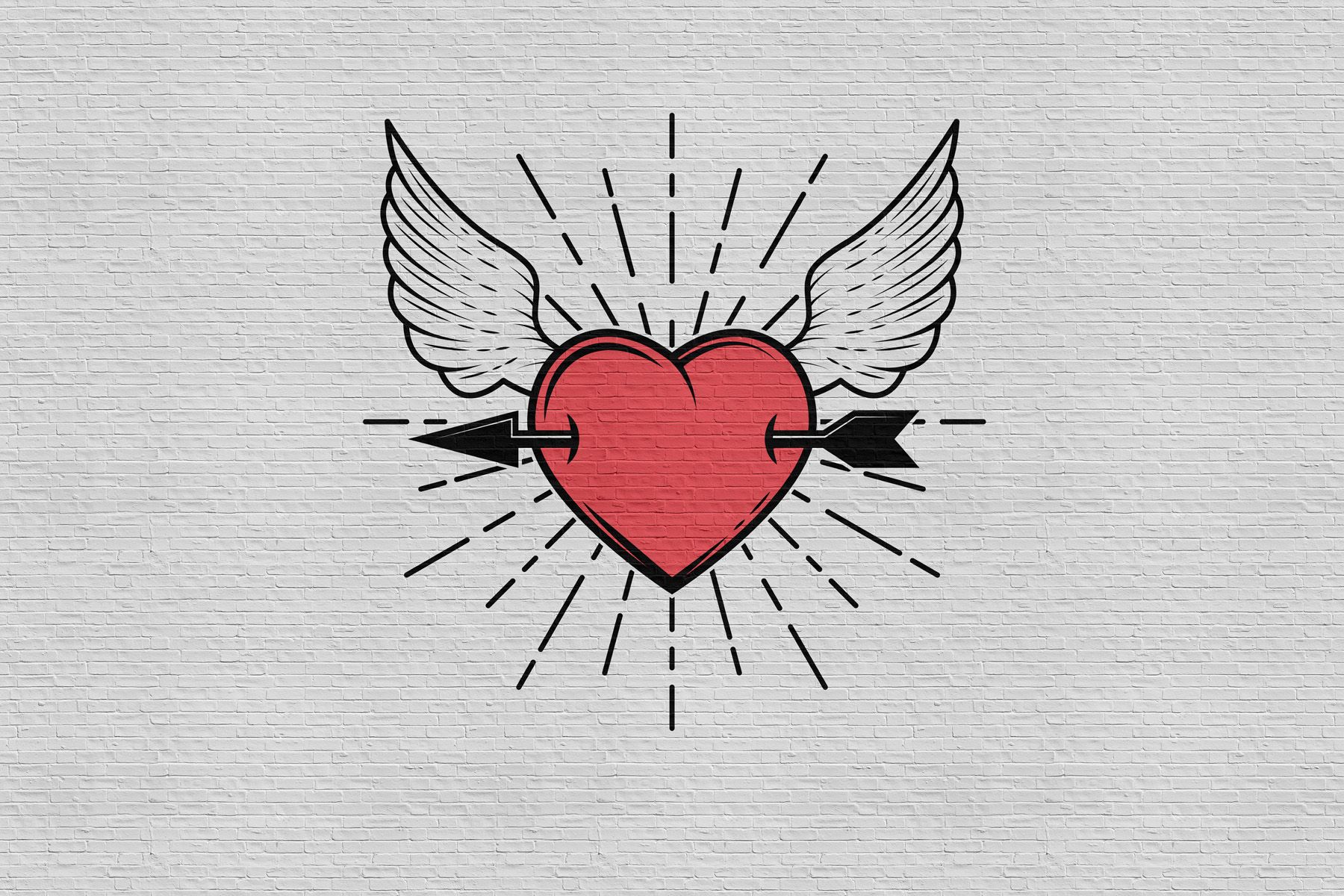 Leinwand tattoo you I 45 x 30 cm