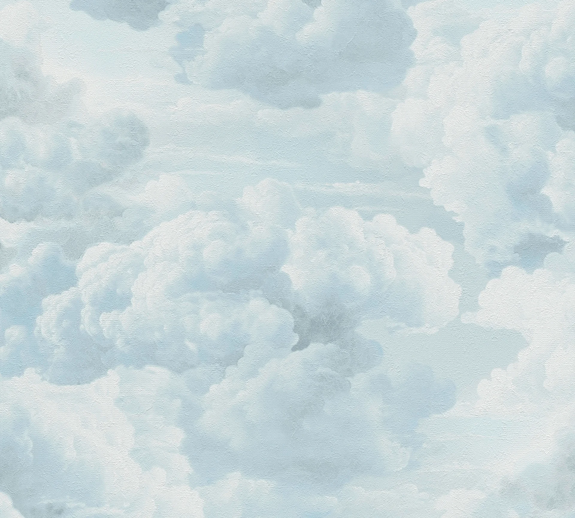 Satintapete, Wolken, weiß 399853