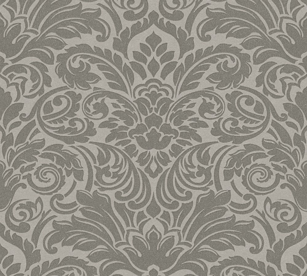 Architects Paper Luxury Wallpaper, Barock Tapete, silber, grau 305453