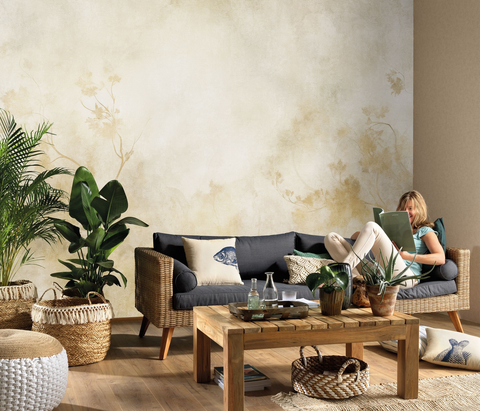 Vliestapete Landschaftsmotiv beige Erismann 220180702 Vliestapete Landschaftsmotiv beige Erismann 220180702