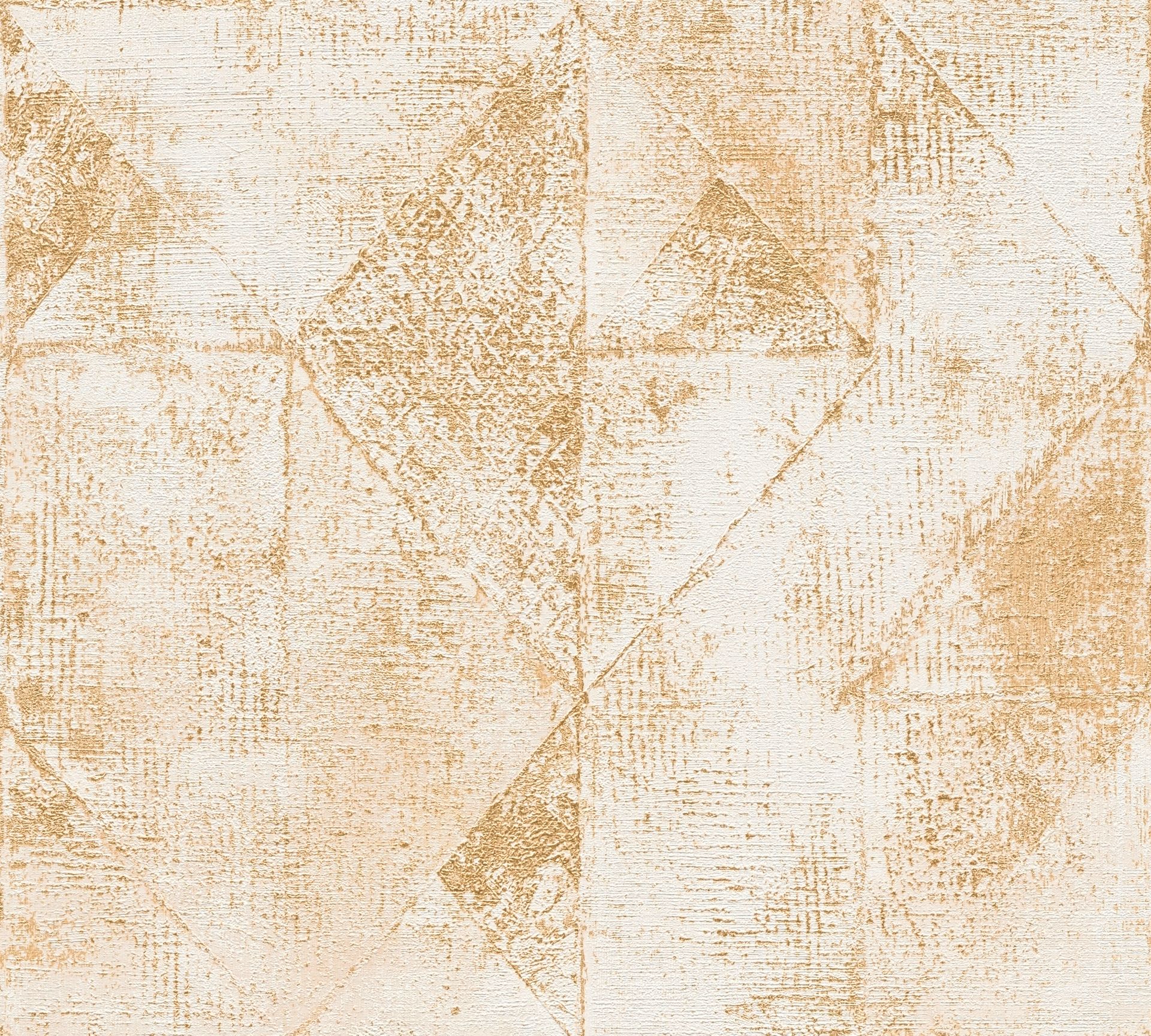 A.S. Création Premium Wall 2, Grafiktapete, gold, weiß 389762 Dekorbild