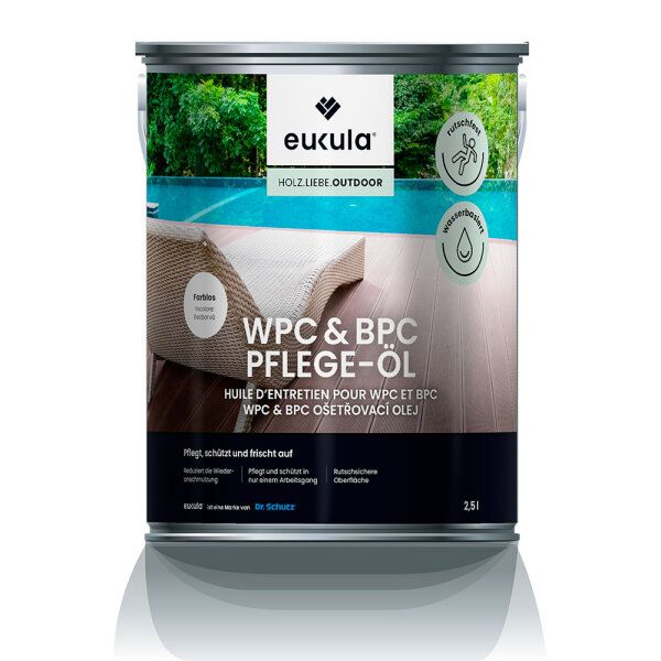 eukula WPC & BPC PFLEGE-ÖL farblos 1 Liter
