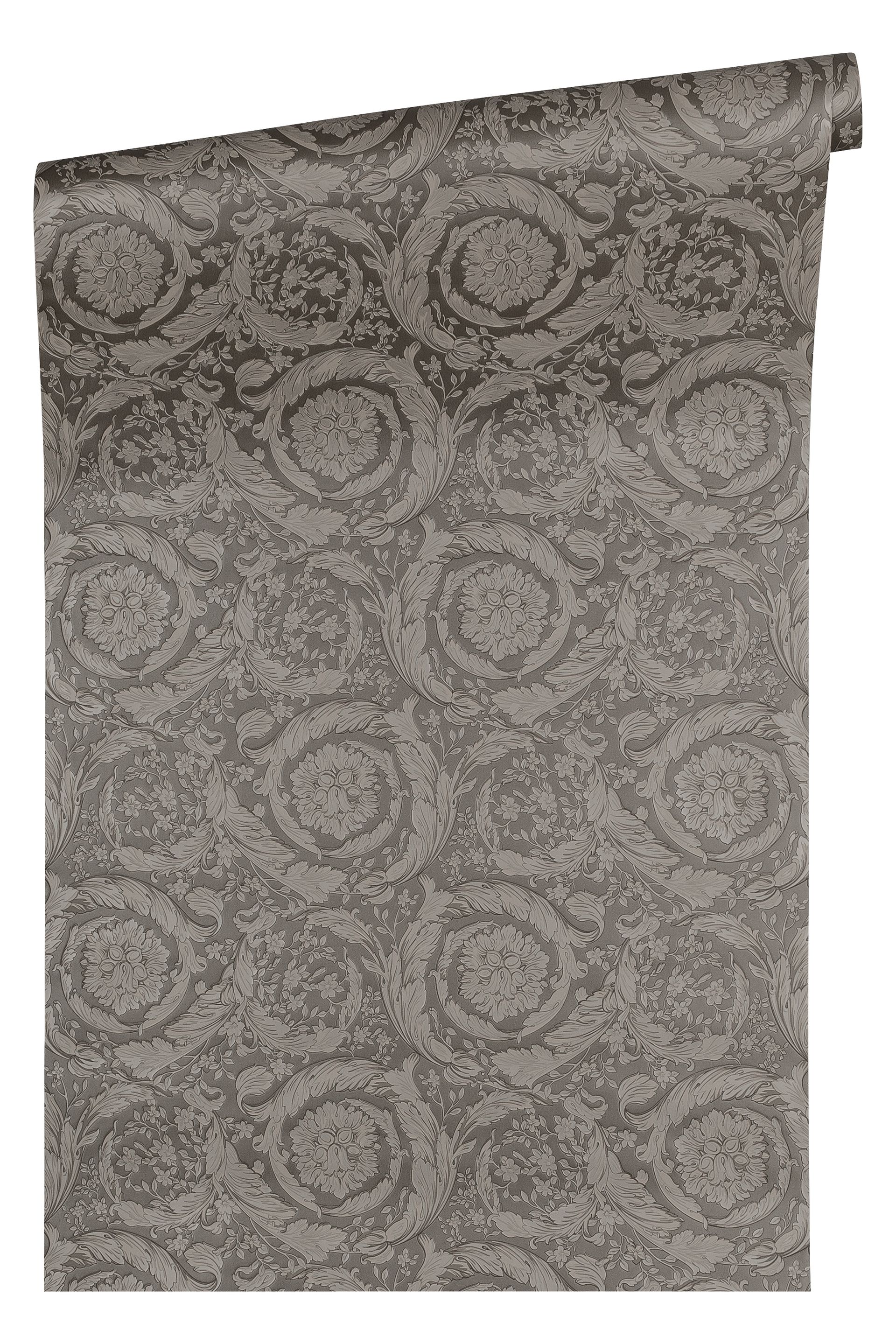Versace wallpaper Versace 3, Design Tapete, silber, grau 935836
