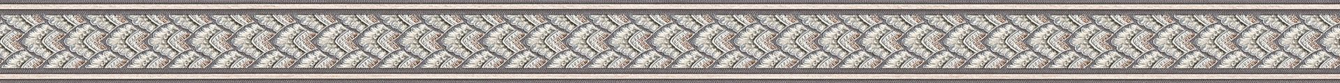 A.S. Création Only Borders 10, Barock Tapete, silber, beige 369154