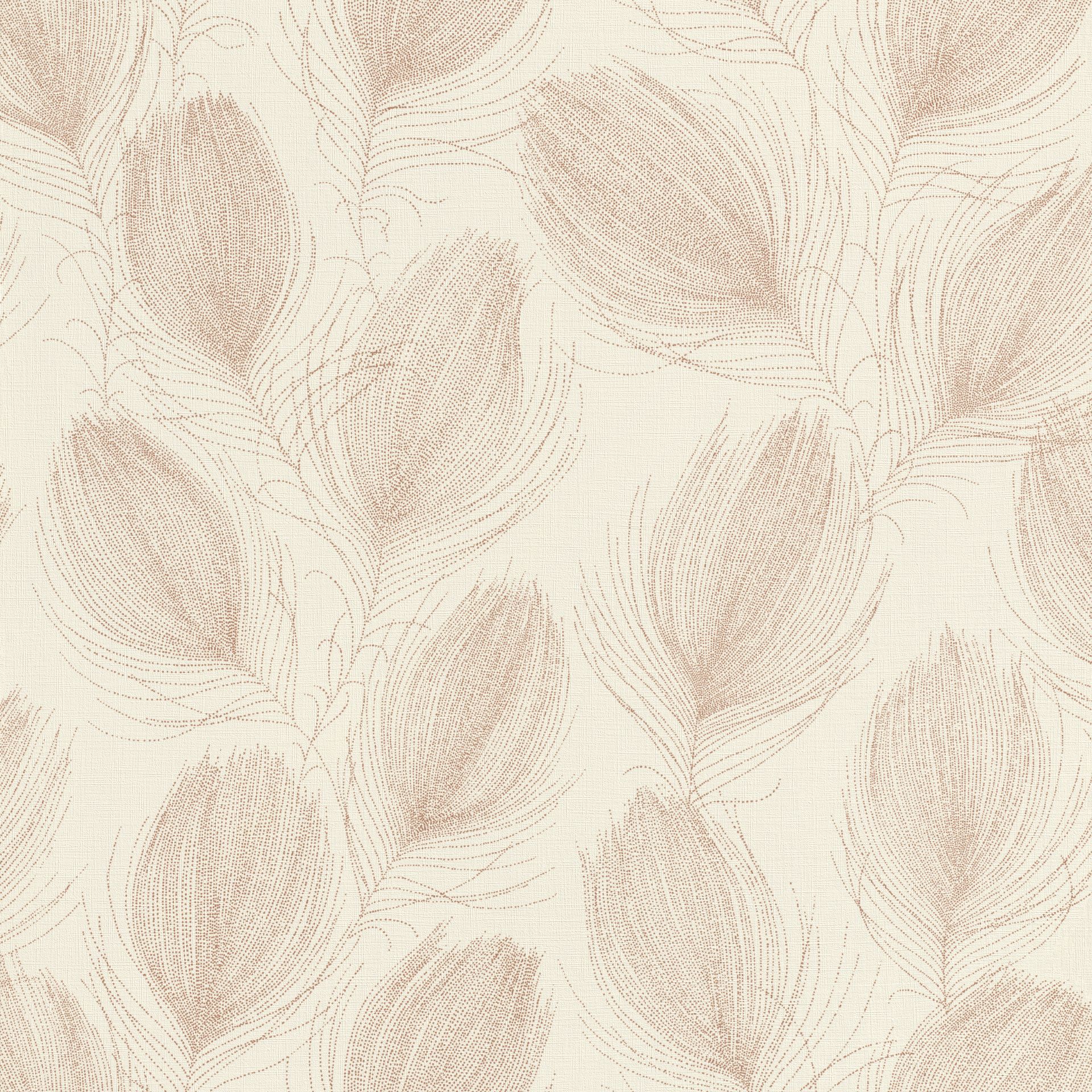 Rasch Selection Vinyl/Vlies, Botanical, beige braun 699210