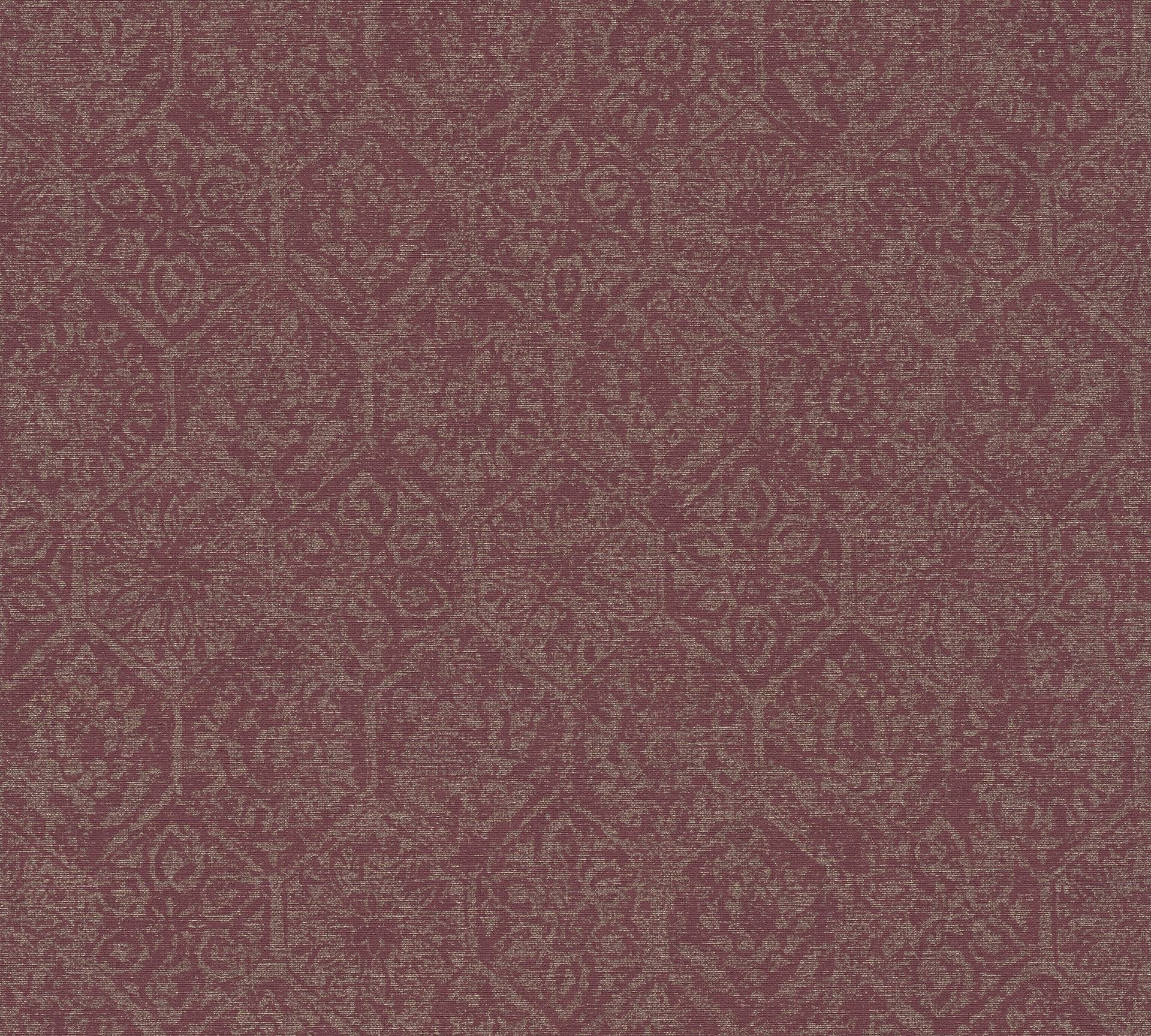 A.S. Création Cuba, Orientalische Tapete, rot, metallic 380224