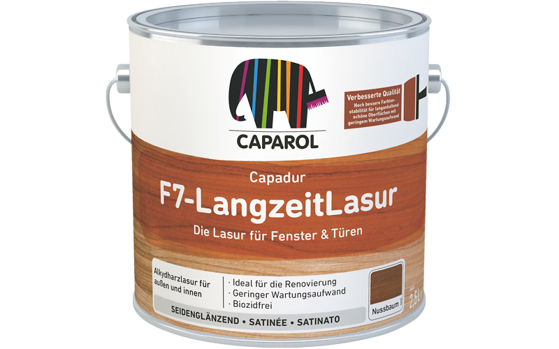 Capadur F7-LangzeitLasur Eiche 2,5 l