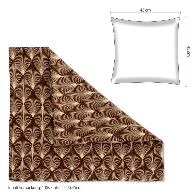 Kissenhülle IW533503 Gold New York 45x45cm Kissenhülle IW533503 Gold New York 45x45cm