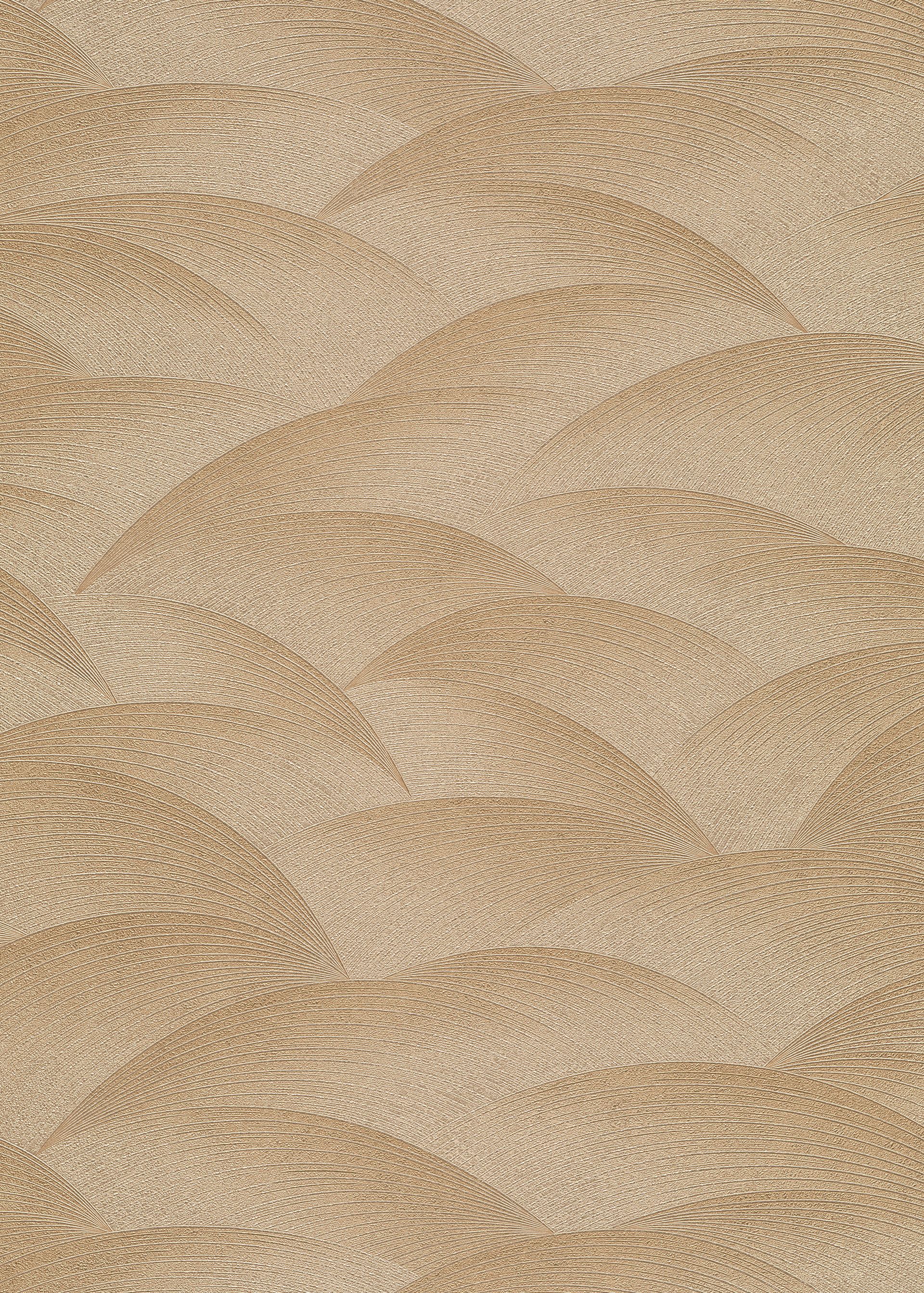 Grafiktapete Wellenmuster beige Erismann 1037230