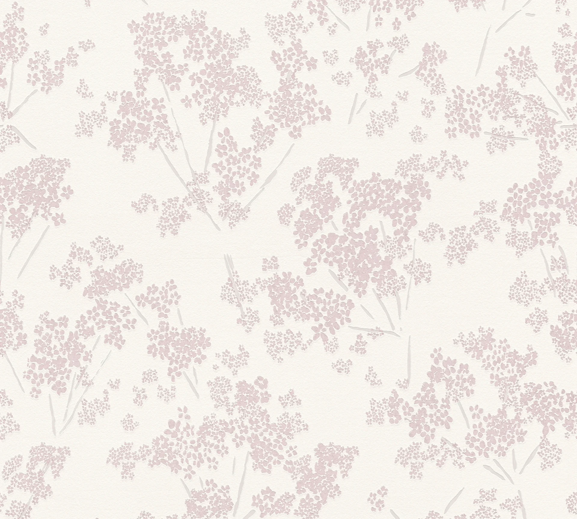 A.S. Création Casual Living, Blümchen, weiß und rosa 395481 Dekorbild