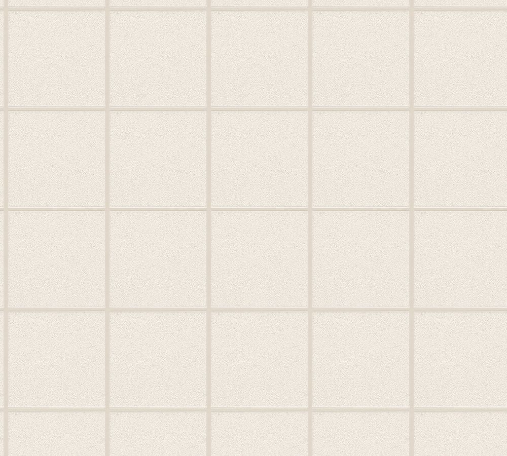 Architects Paper Luxury Wallpaper, Geometrische Tapete, silber, weiß 306725 Dekorbild