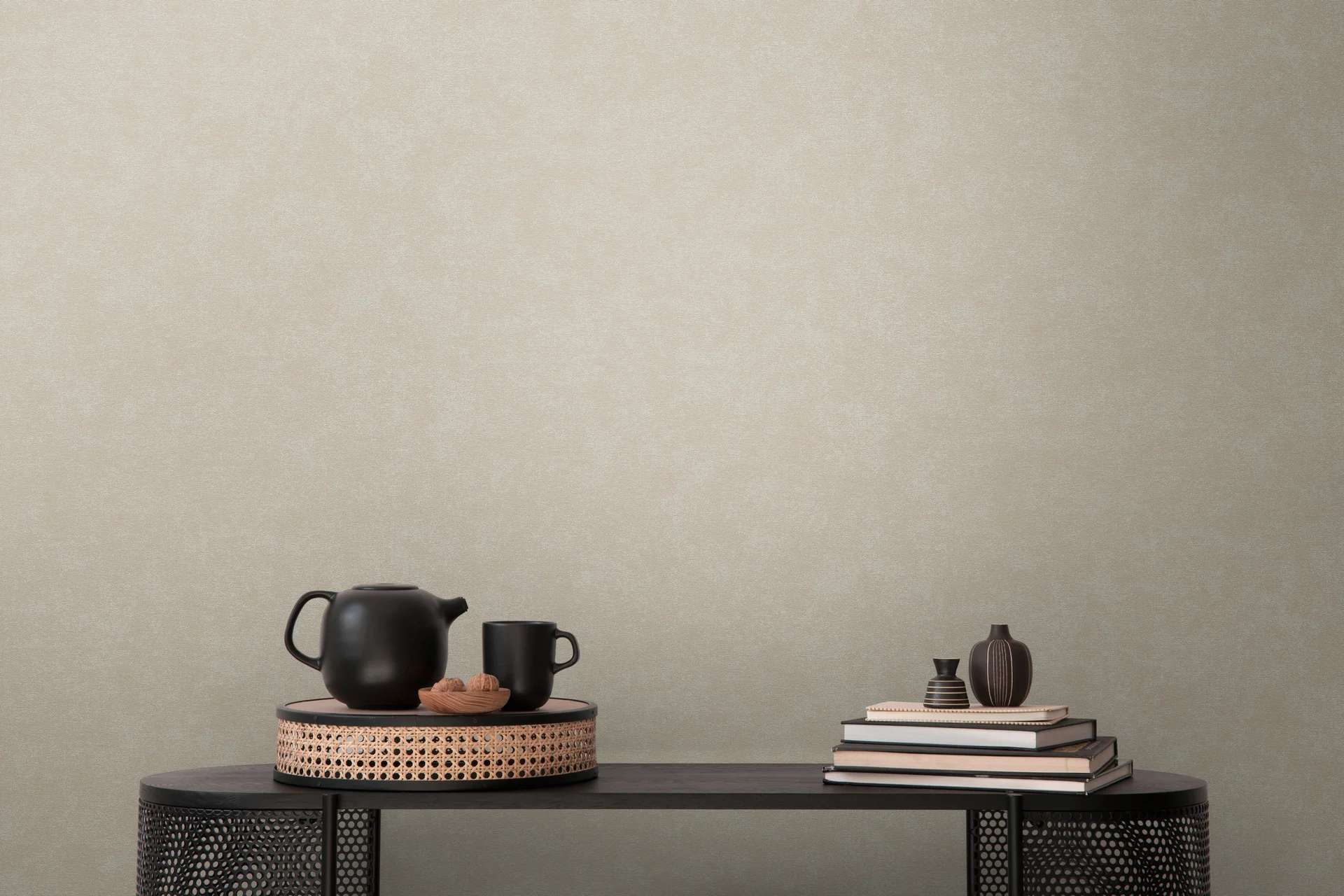 A.S. Création Casual Living, Uni, grau und beige 393412