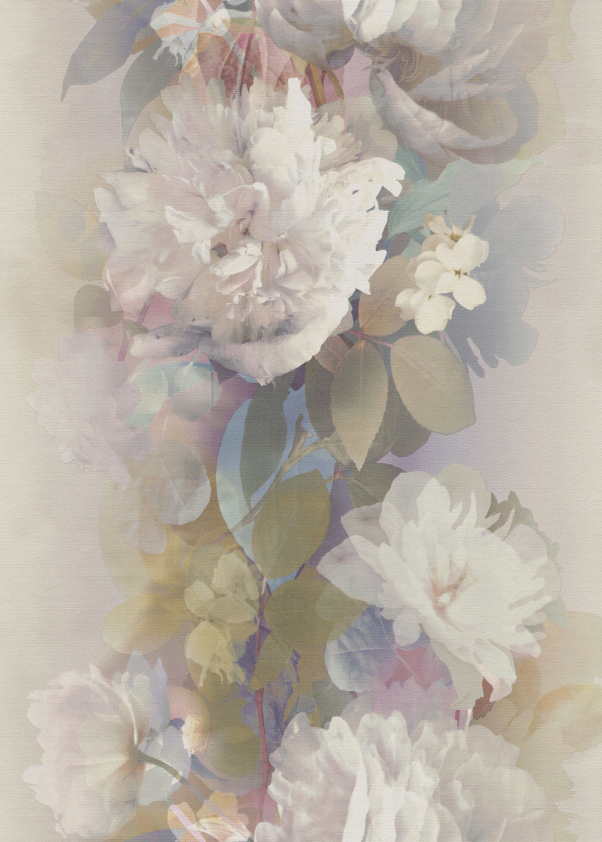 Blumentapete Aquarelloptik beige Erismann 1051309 Blumentapete Aquarelloptik beige Erismann 1051309