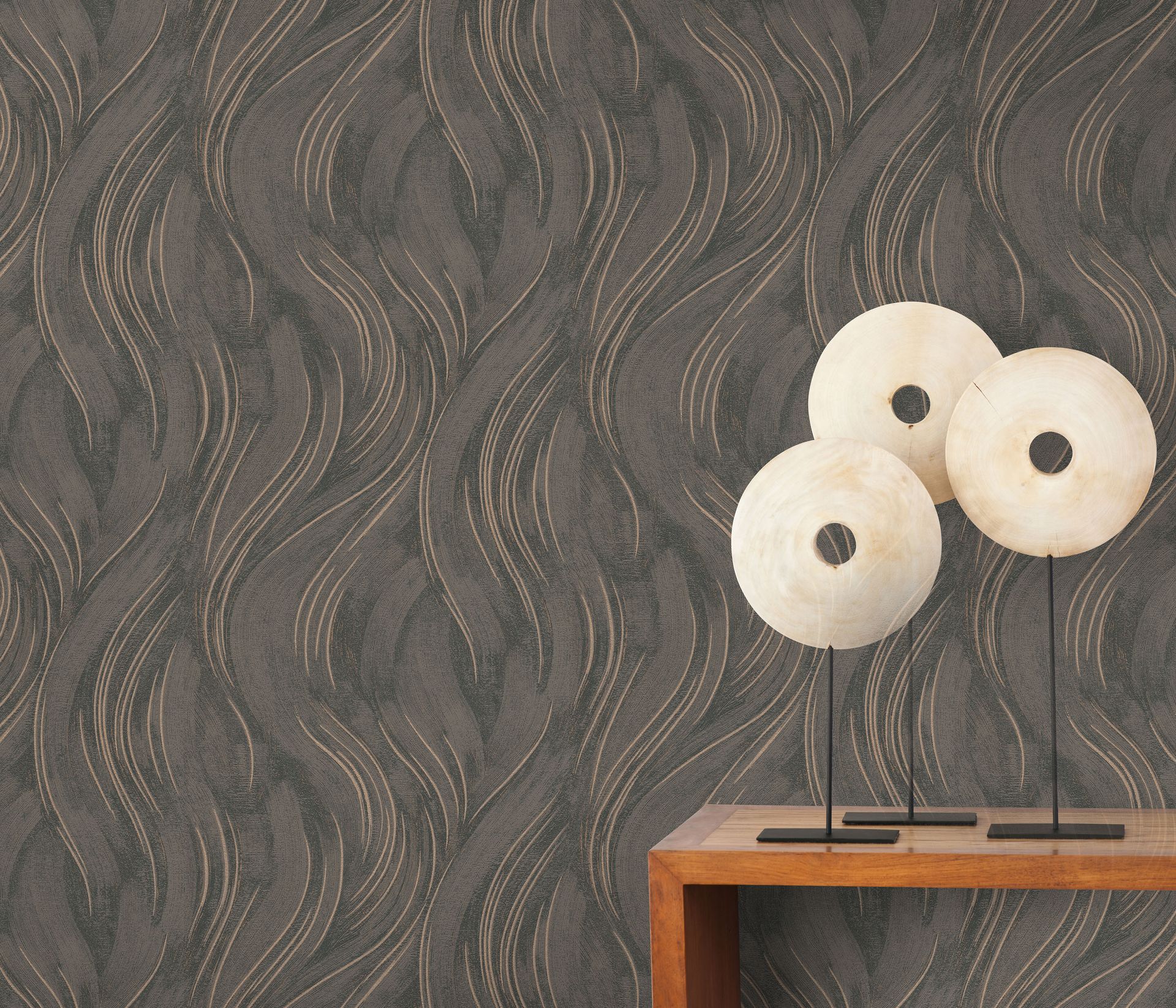 Designtapete Vliestapete anthrazit Erismann 1045611 Designtapete Vliestapete anthrazit Erismann 1045611