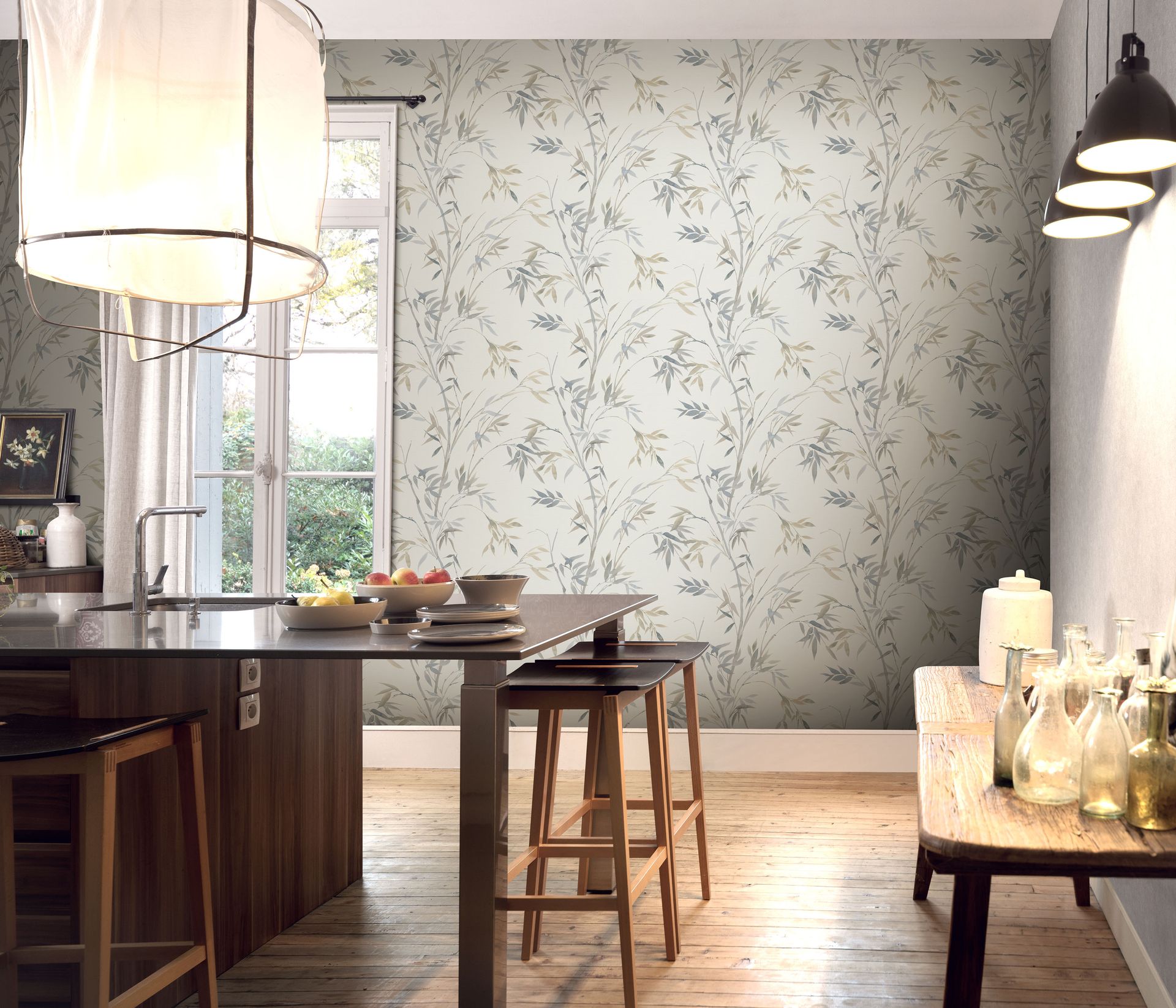 Vliestapete Bambusmotiv beige Erismann 1038838 Vliestapete Bambusmotiv beige Erismann 1038838