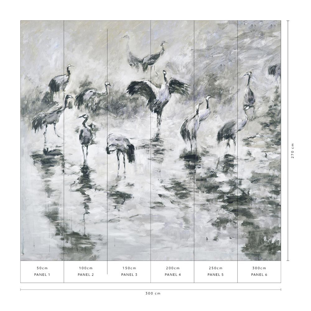 Vliestapete Aquarelloptik grau Erismann 222925